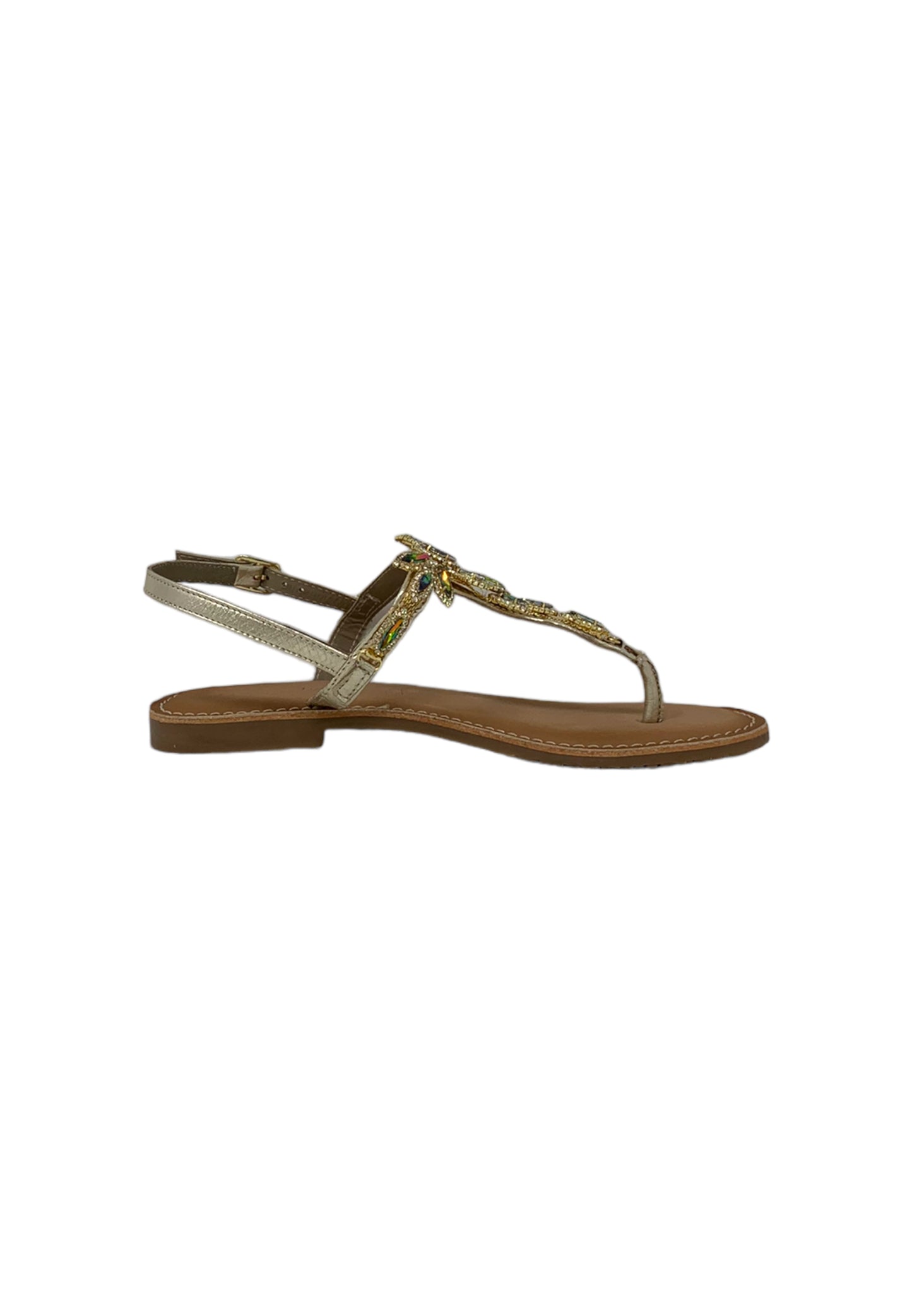 Sandali infradito BOTTEGA ARTIGIANA 9832 pelle gold donna