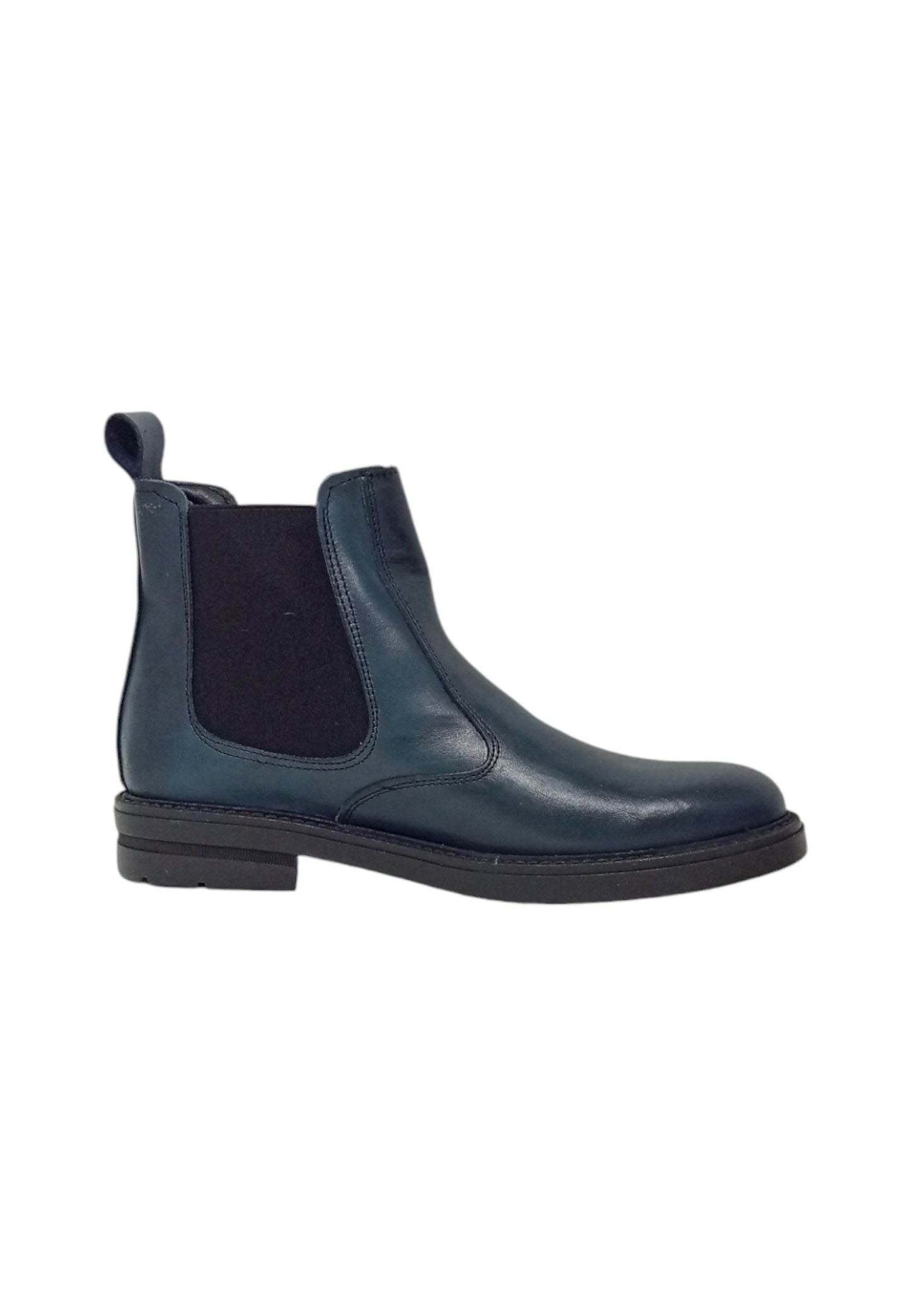 Italia Leone Stivaletto chelsea 0870 pelle blu uomo