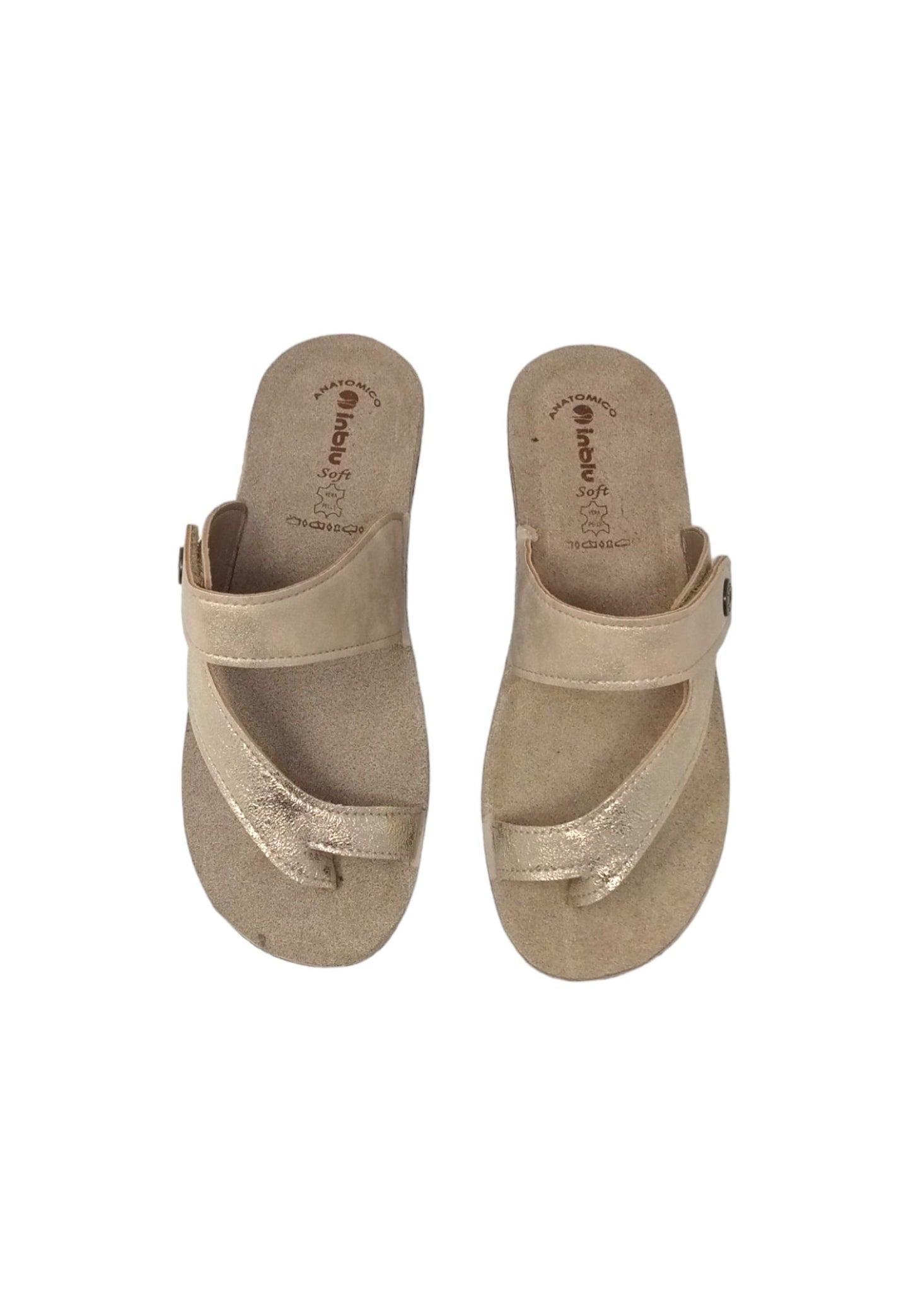 Ciabatta infradito INBLU GL000057 SABBIA donna