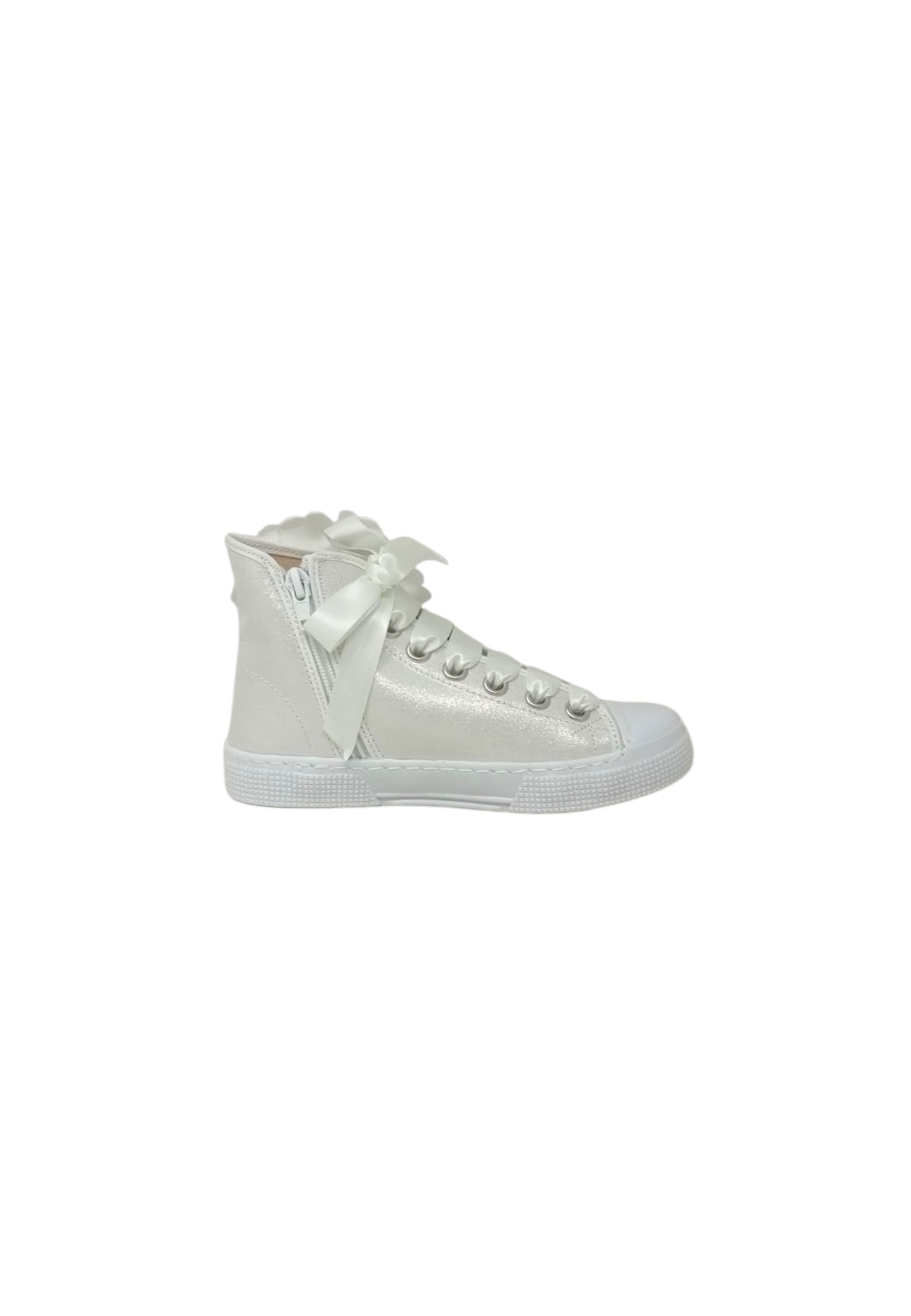 Sneaker DXO Vigevano C80F PERLA BIANCO bambina/ragazza