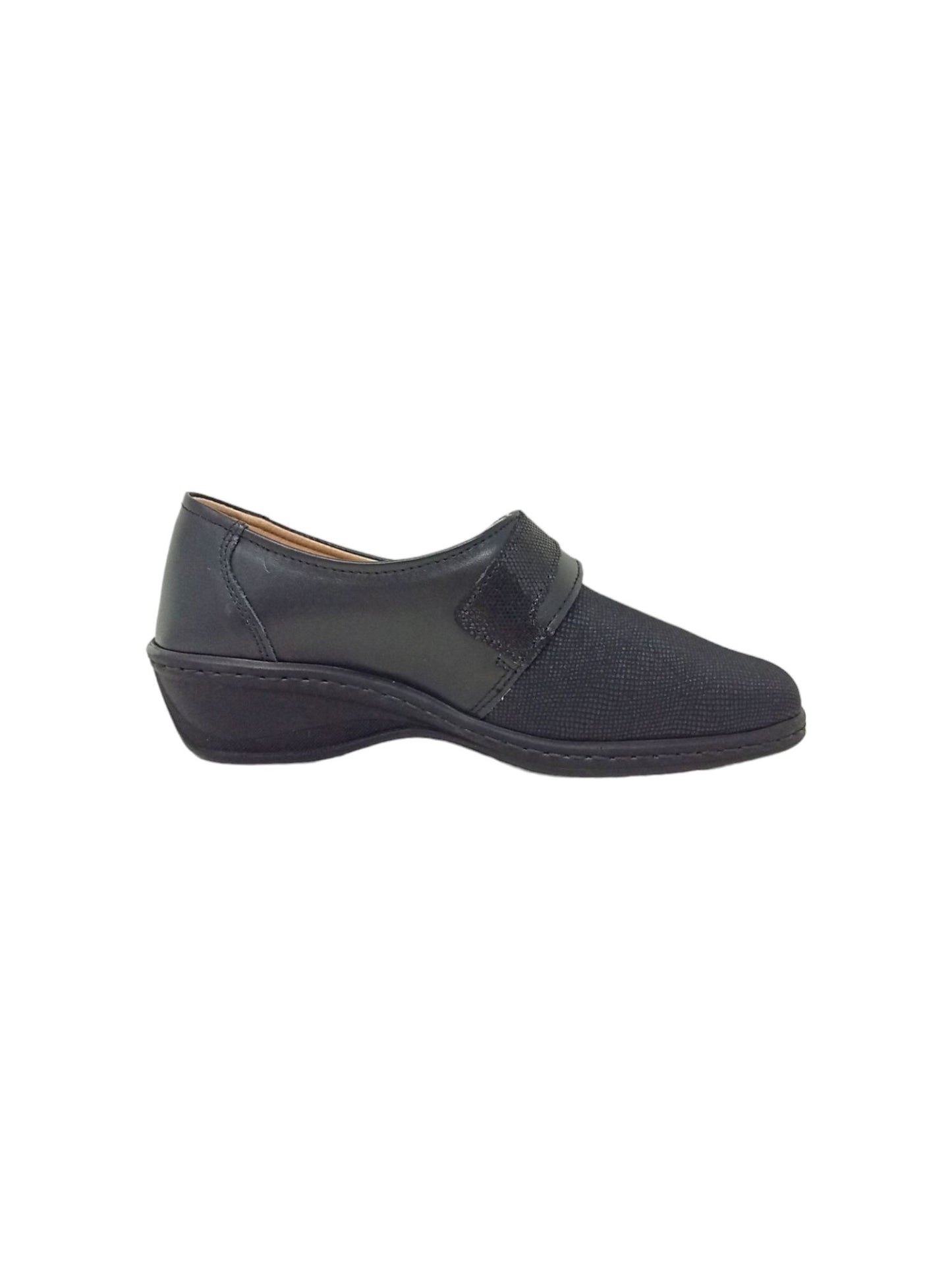 Mocassino linea comoda STILE DI VITA 2917 NAPPA NERO Donna