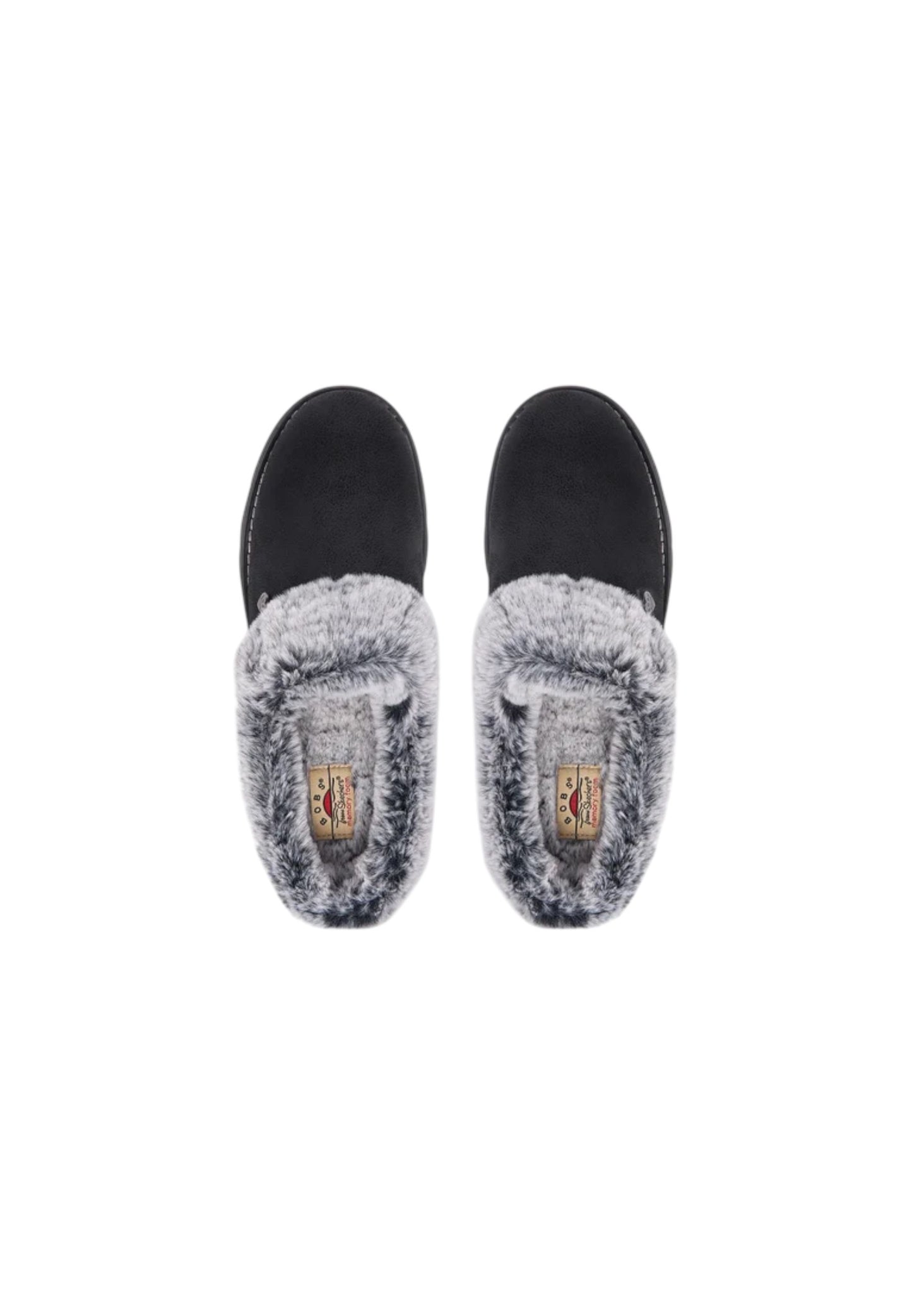 Pantofole con pelliccia SKECHERS - Keepsakes lite COZY BLEND 114762/BBK Donna