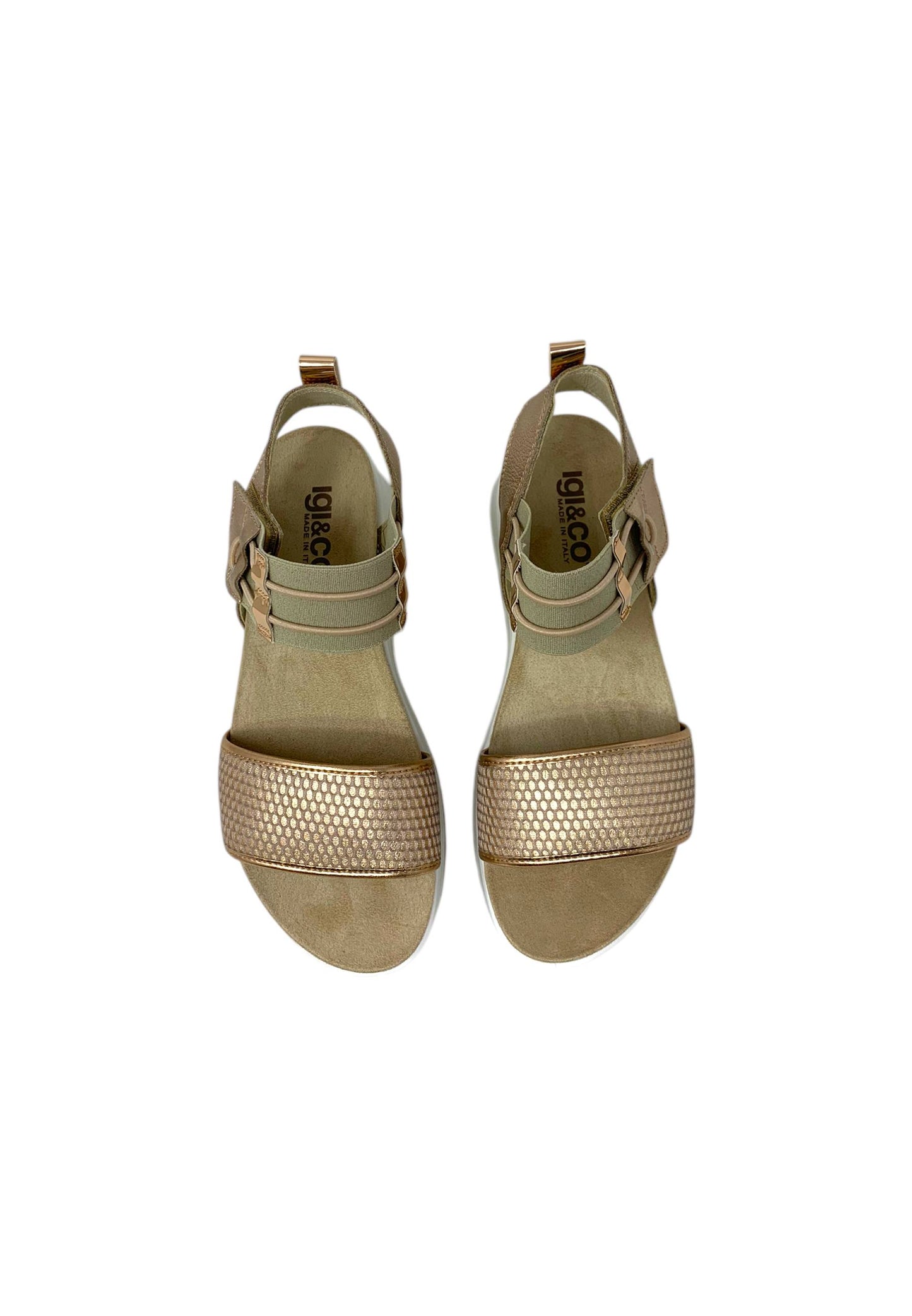 Sandali con zeppa Igi&Co 7677511 Donna