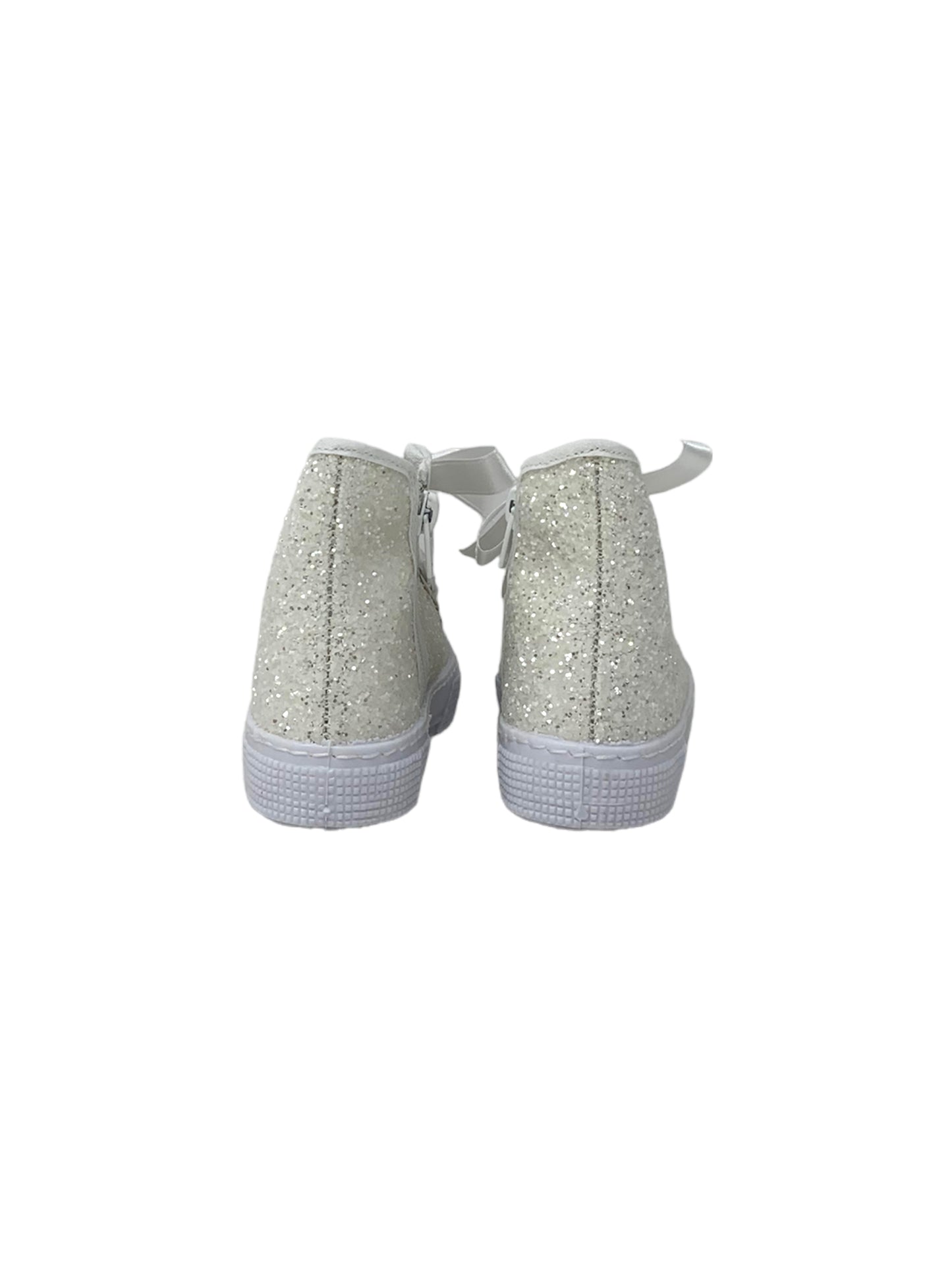 Sneaker DXO Vigevano G88 GLITTER BIANCO bambina