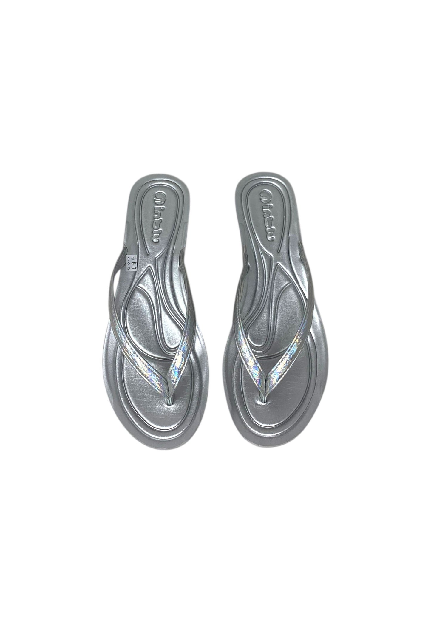 Ciabatta infradito INBLU BM000070 ARGENTO donna