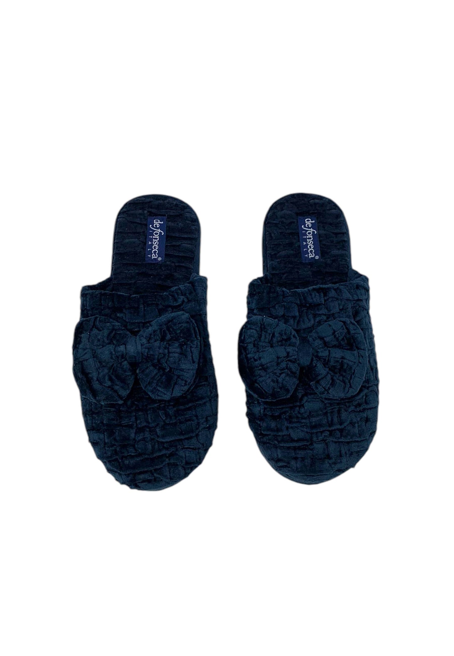Pantofola DE FONSECA DE.ROMA TOP WA36 BLU DONNA