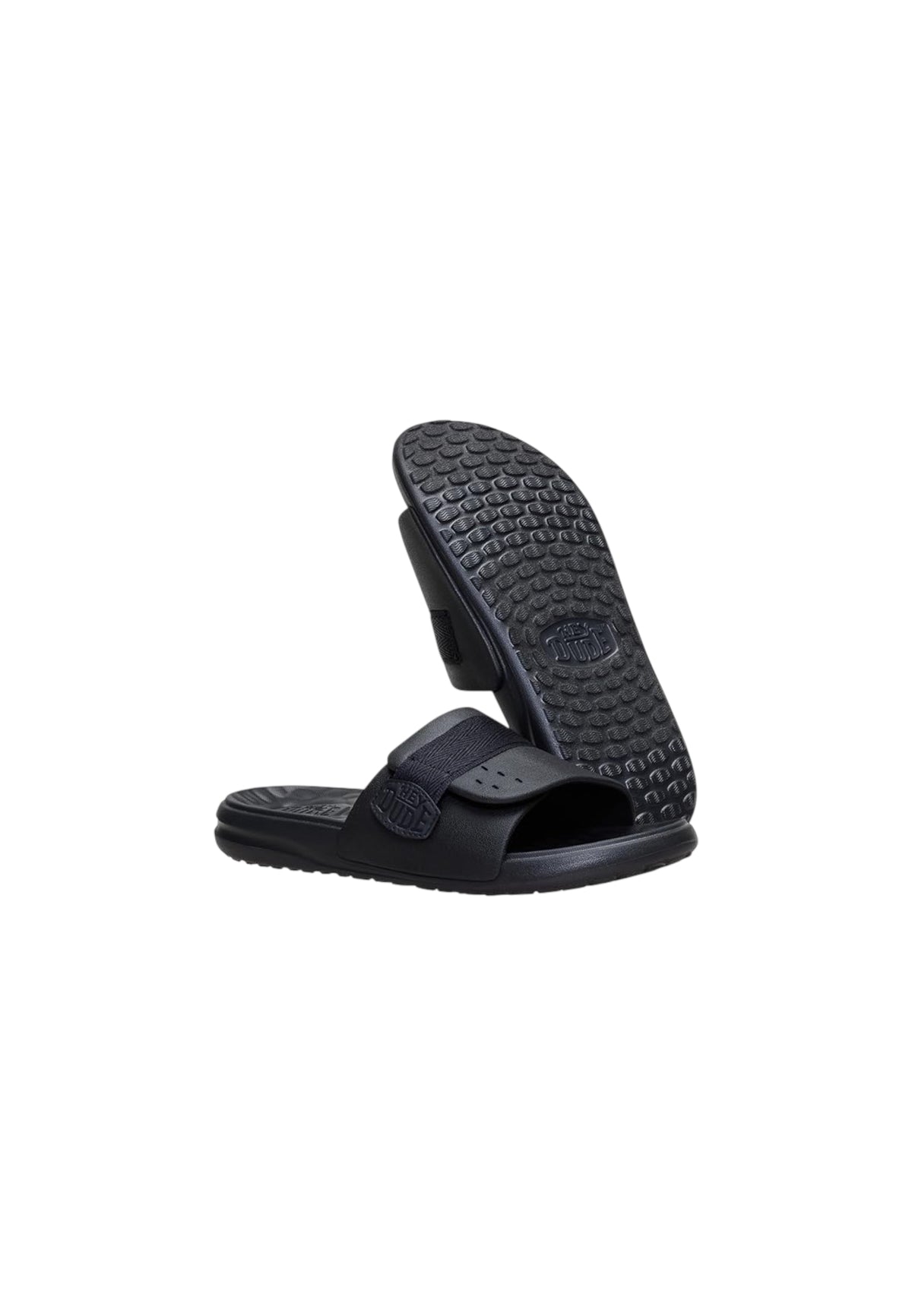 Ciabatta HEYDUDE WAVE ALT SLIDE 45261-097 black/grey Uomo