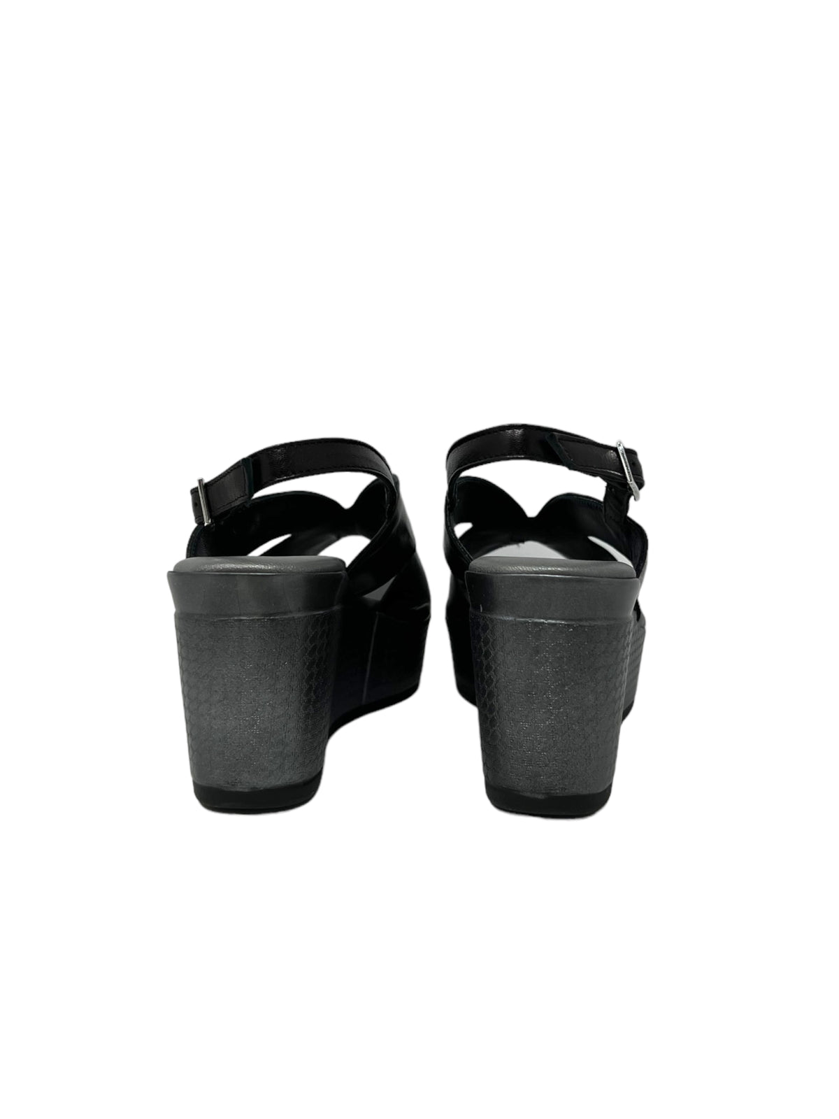 Sandalo con zeppa SOFFICE SOGNO 2314 NERO donna