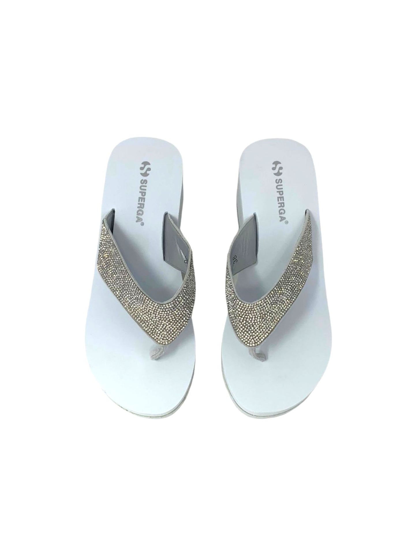 Ciabatta infradito SUPERGA S24T197 bianco DONNA