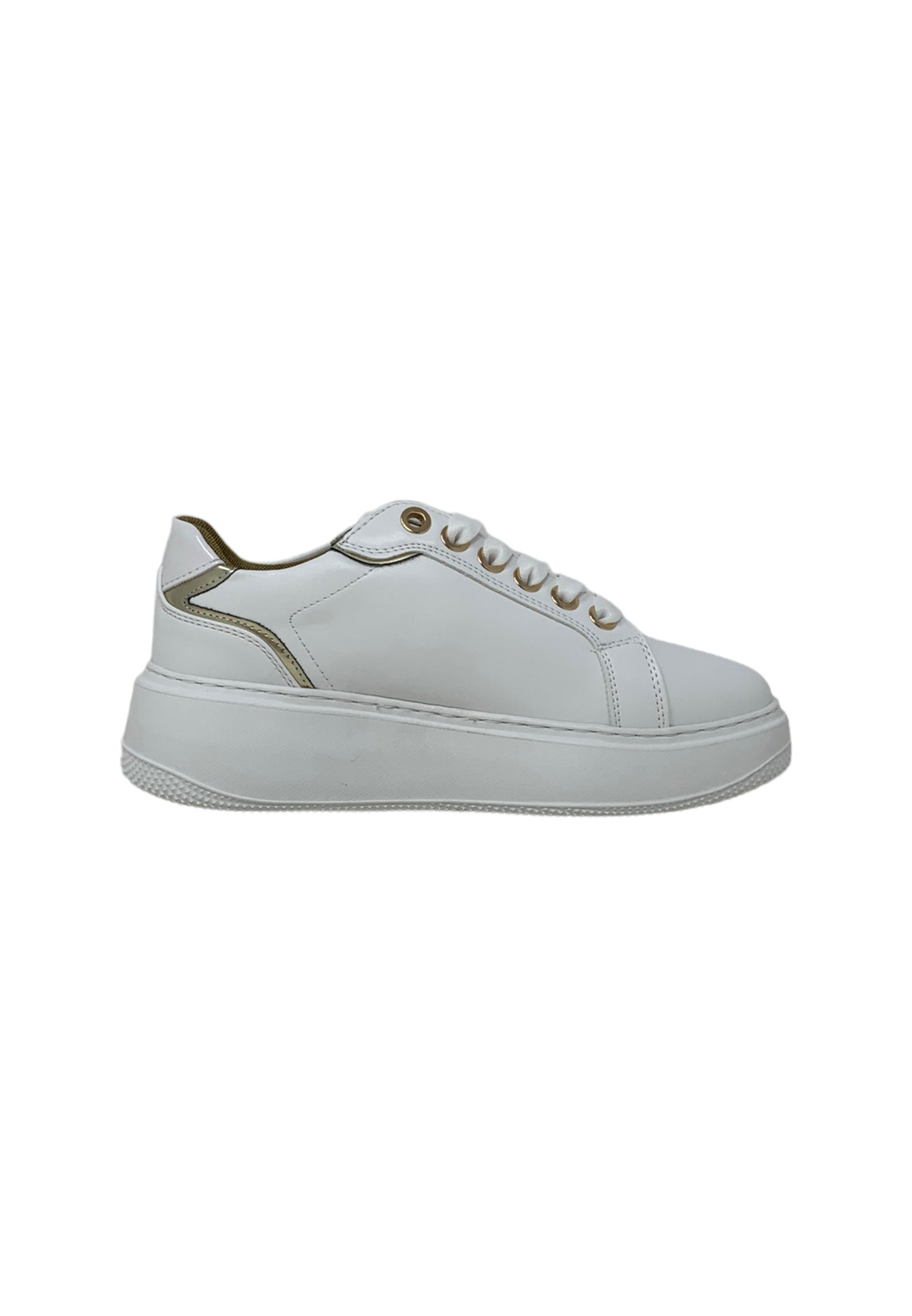 Sneakers LAURA BIAGIOTTI 9393 white/gold Donna
