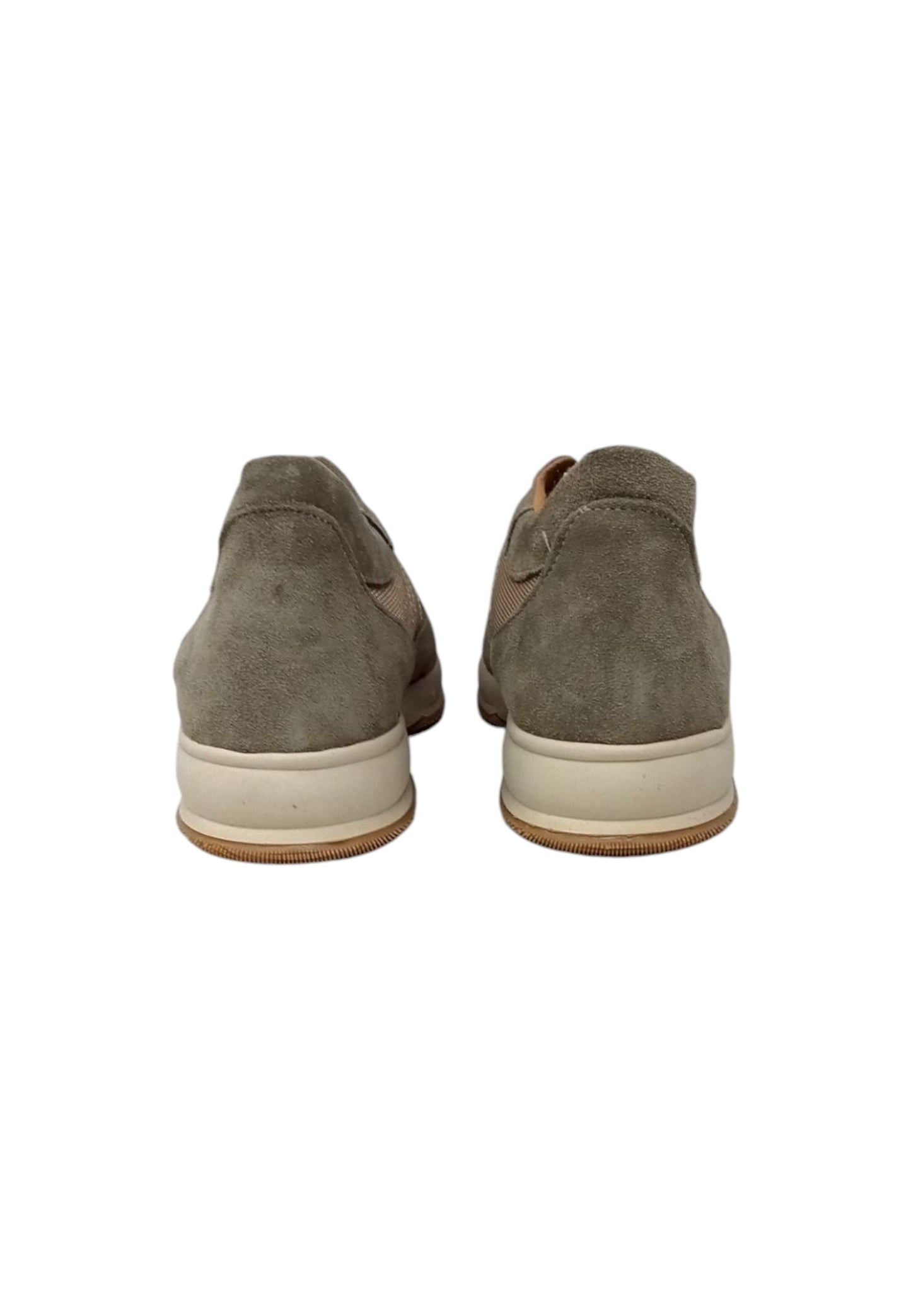 Italia Leone Sneaker taupe camoscio 7002 est uomo