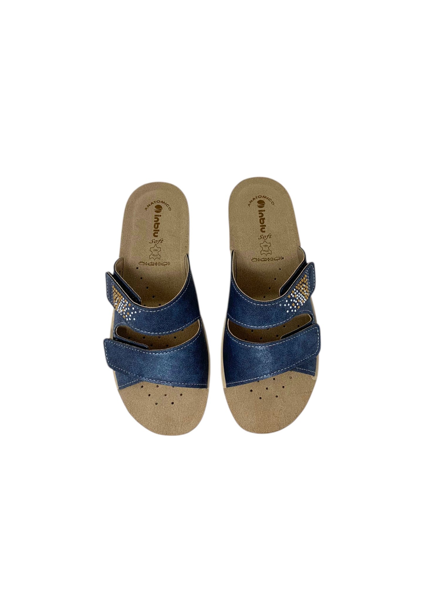 Ciabatta INBLU PV000009 BLU donna