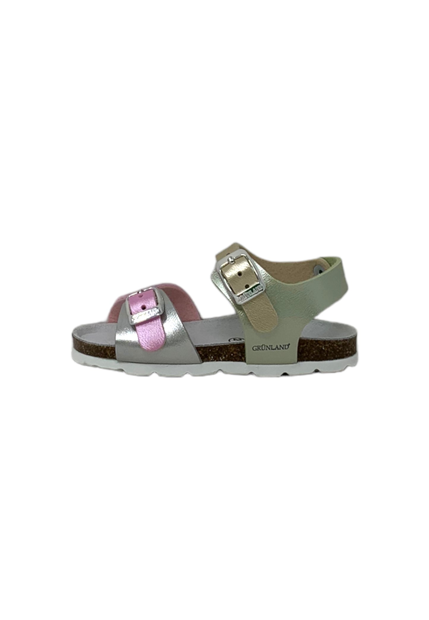 Sandali GRUNLAND Junior ARIA SB0392-40 ARGENTO-MULTI bambina