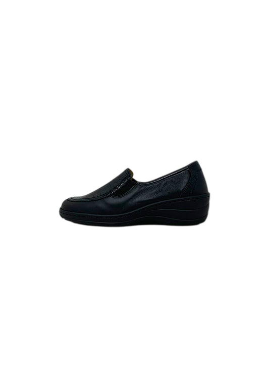 Mocassino comfort 7333 NAPPA NERO donna