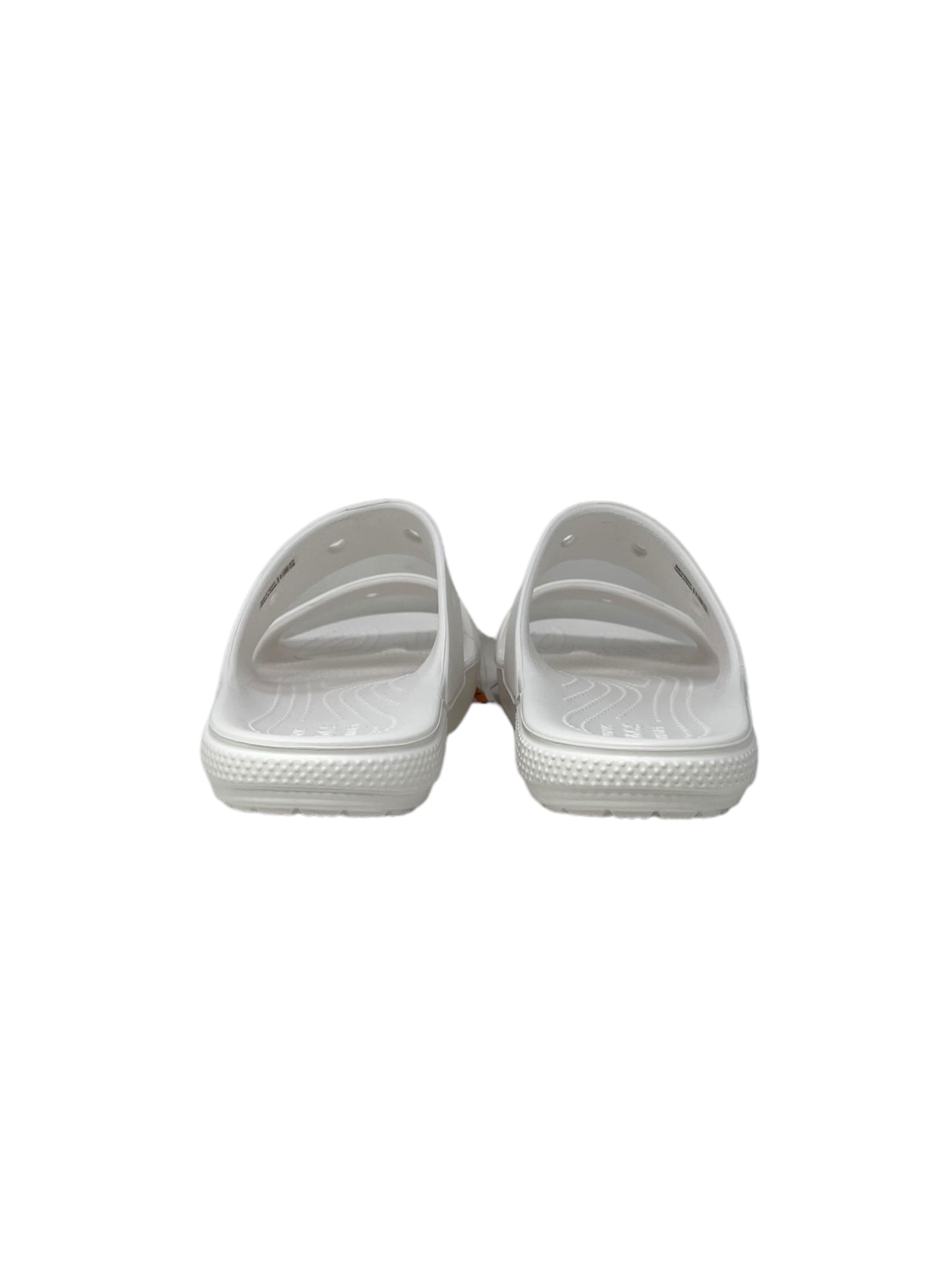 Pantofola doppia fascia CROCS 206761-100 WHITE UNISEX Taglia EU