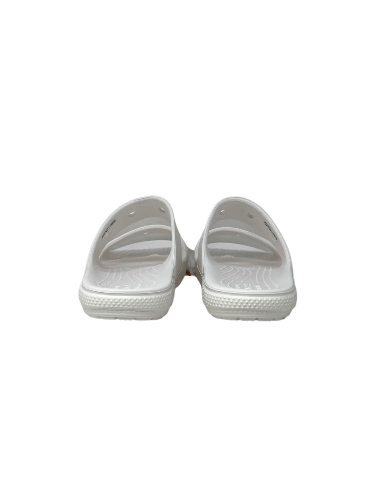 Pantofola doppia fascia CROCS 206761-100 WHITE UNISEX Taglia EU