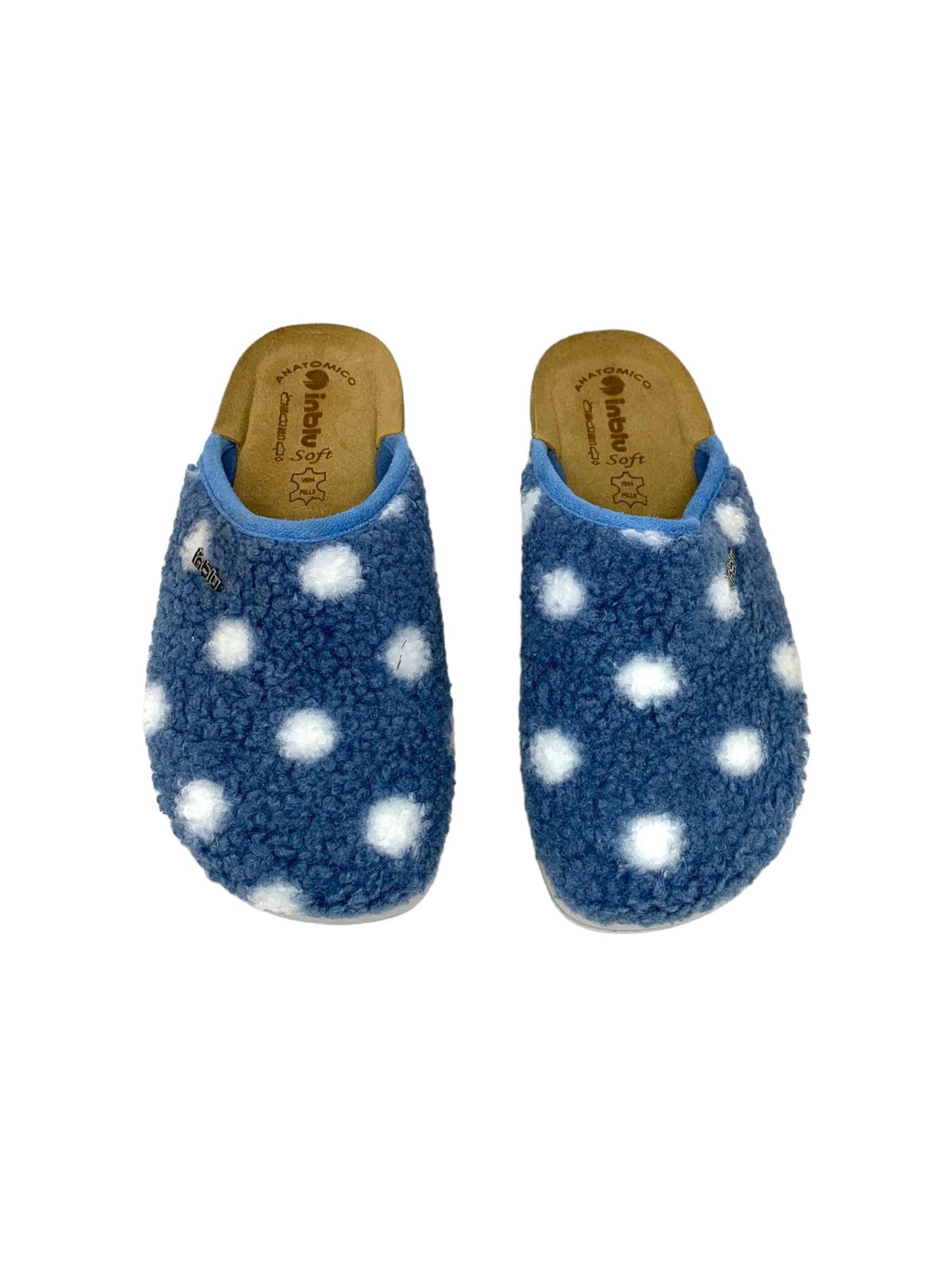 Pantofola da camera INBLU CT000024 BLU donna