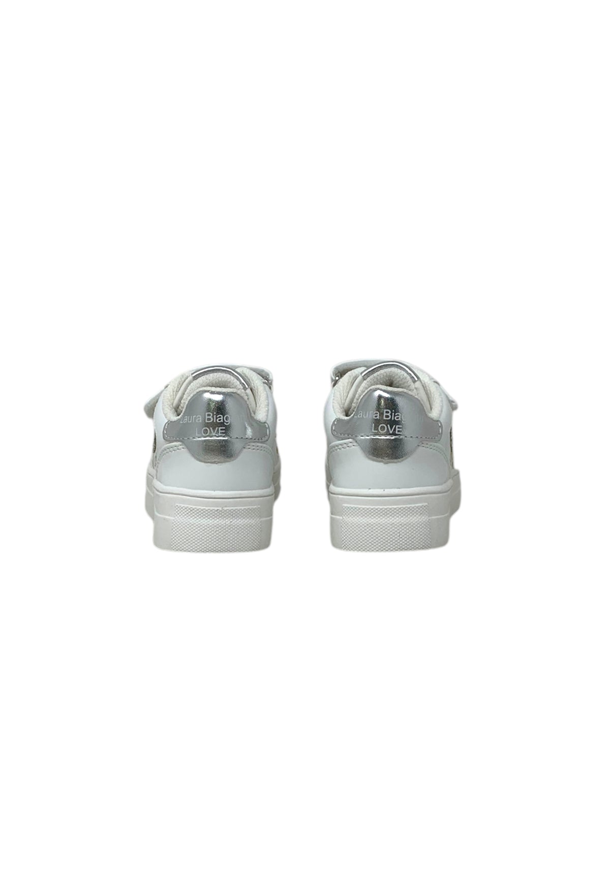 Sneaker LAURA BIAGIOTTI 9505 WHT/SILVER bambina/ragazza