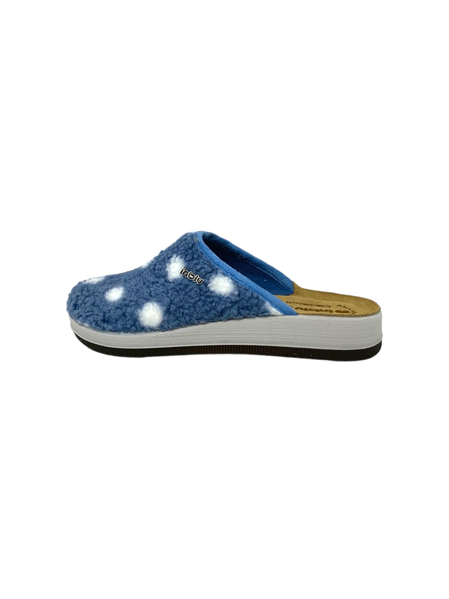 Pantofola da camera INBLU CT000024 BLU donna