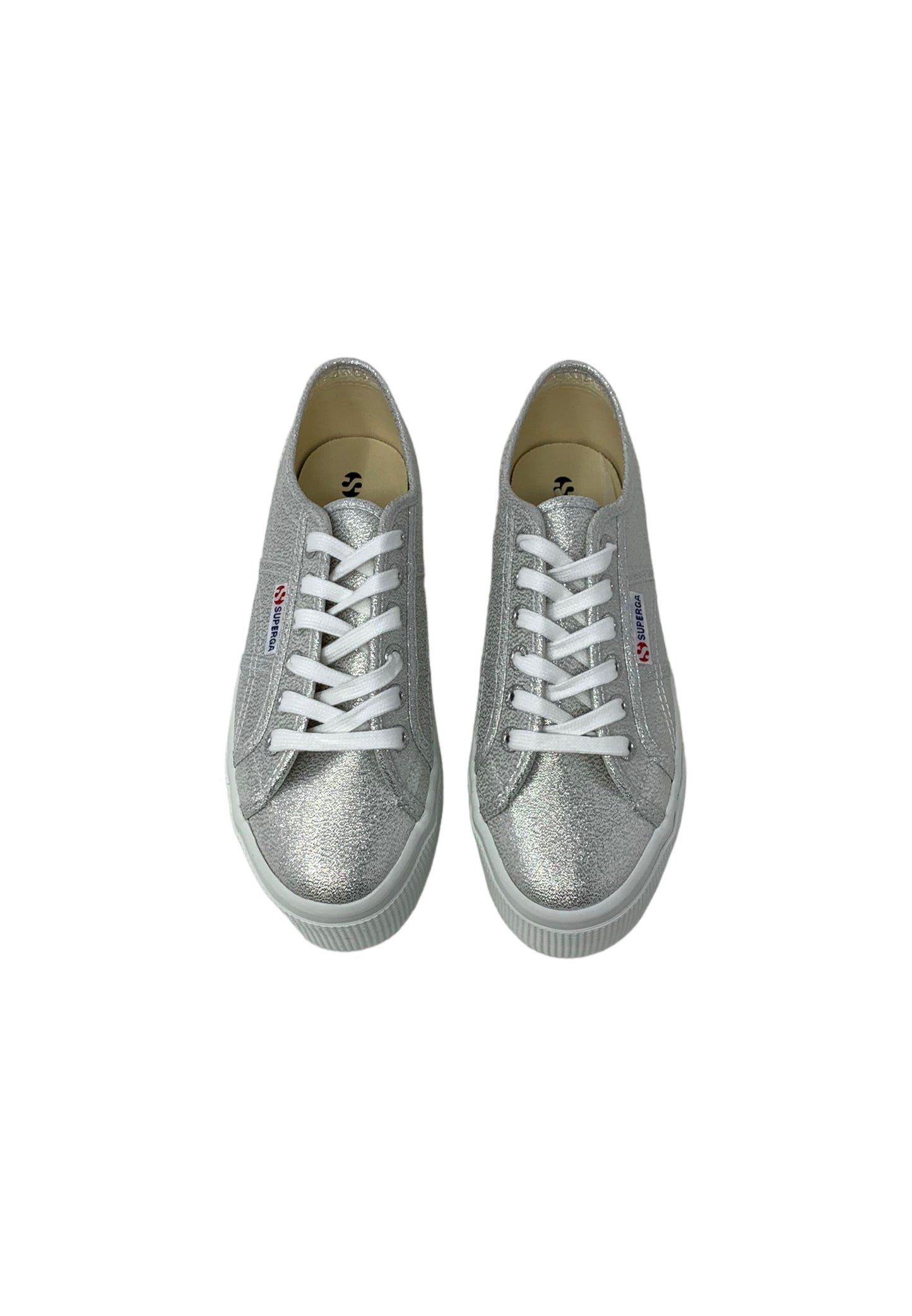 Sneaker SUPERGA 2790 LAME S61174W 031 GREY SILVER Donna