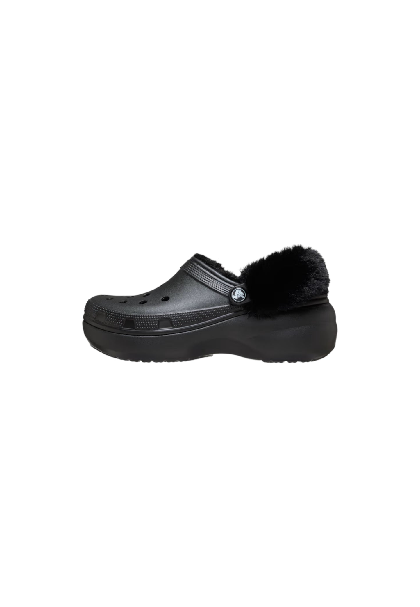Classico CROCS con pelliccia PLATFORM FUZZ LINED CG 212854-001 donna