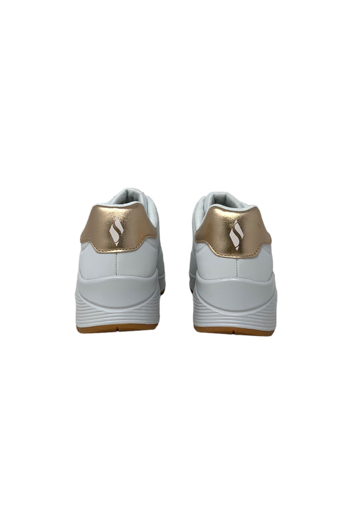 Sneakers SKECHERS Uno - Shimmer away 155196/WHT Donna