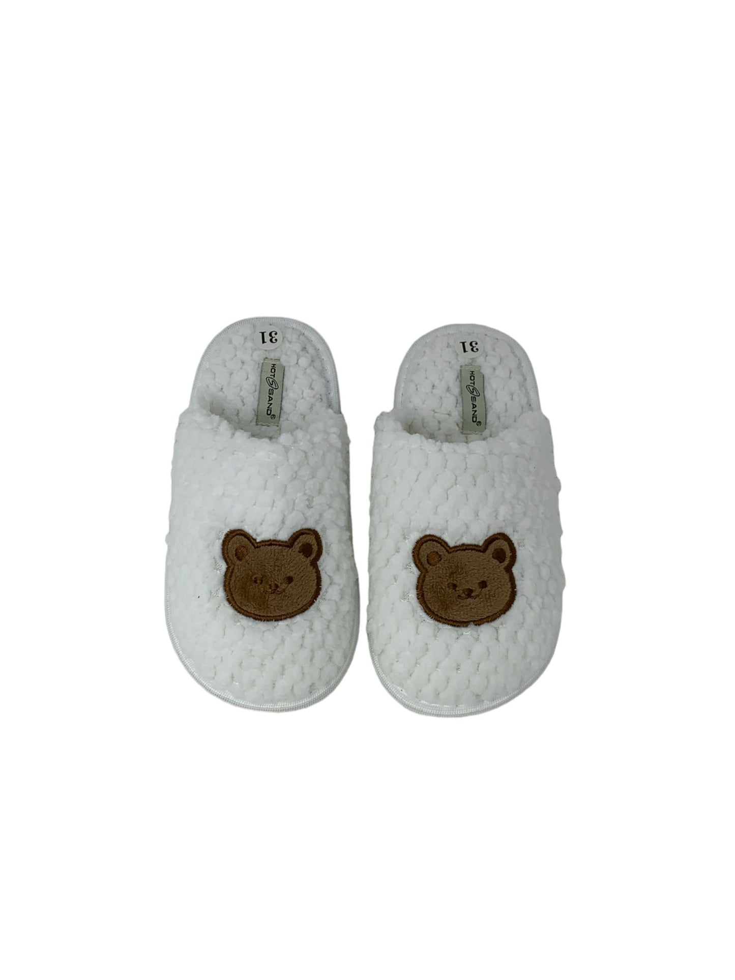 Pantofola HOTSAND 27262 BIANCO bambina