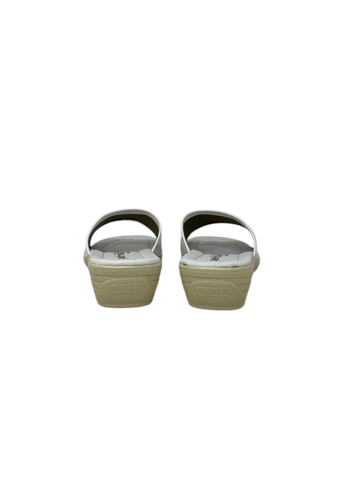 CIABATTA PATRIZIA AZZI 177 BIANCO VERNICE donna