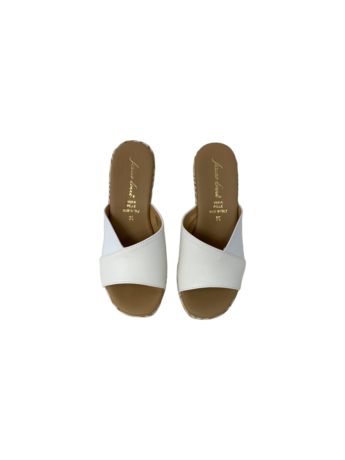 Sandalo con zeppa FASCINO DONNA 51107-E3 BIANCO donna