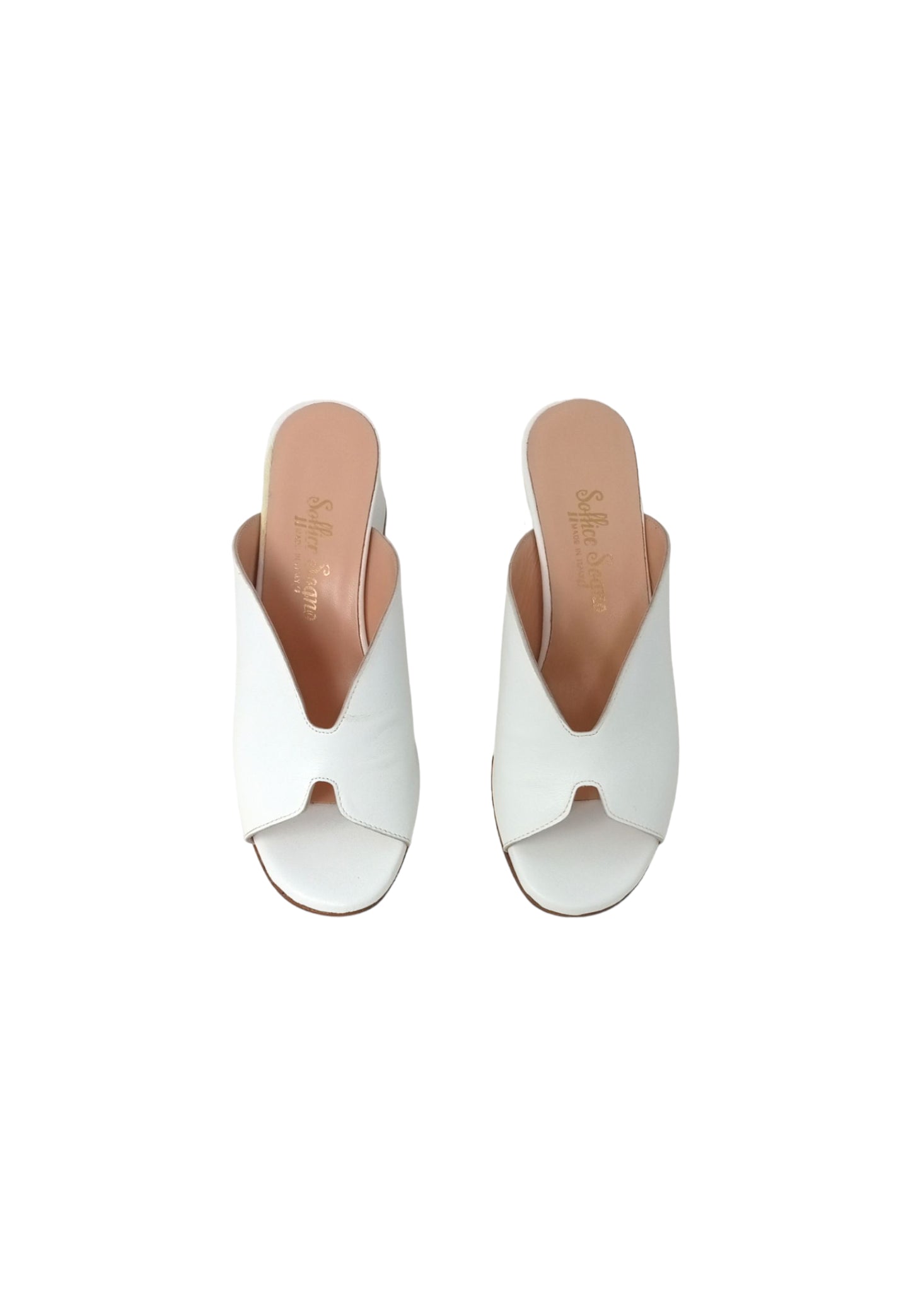 Sandalo col tacco SOFFICE SOGNO 23708 BIANCO donna