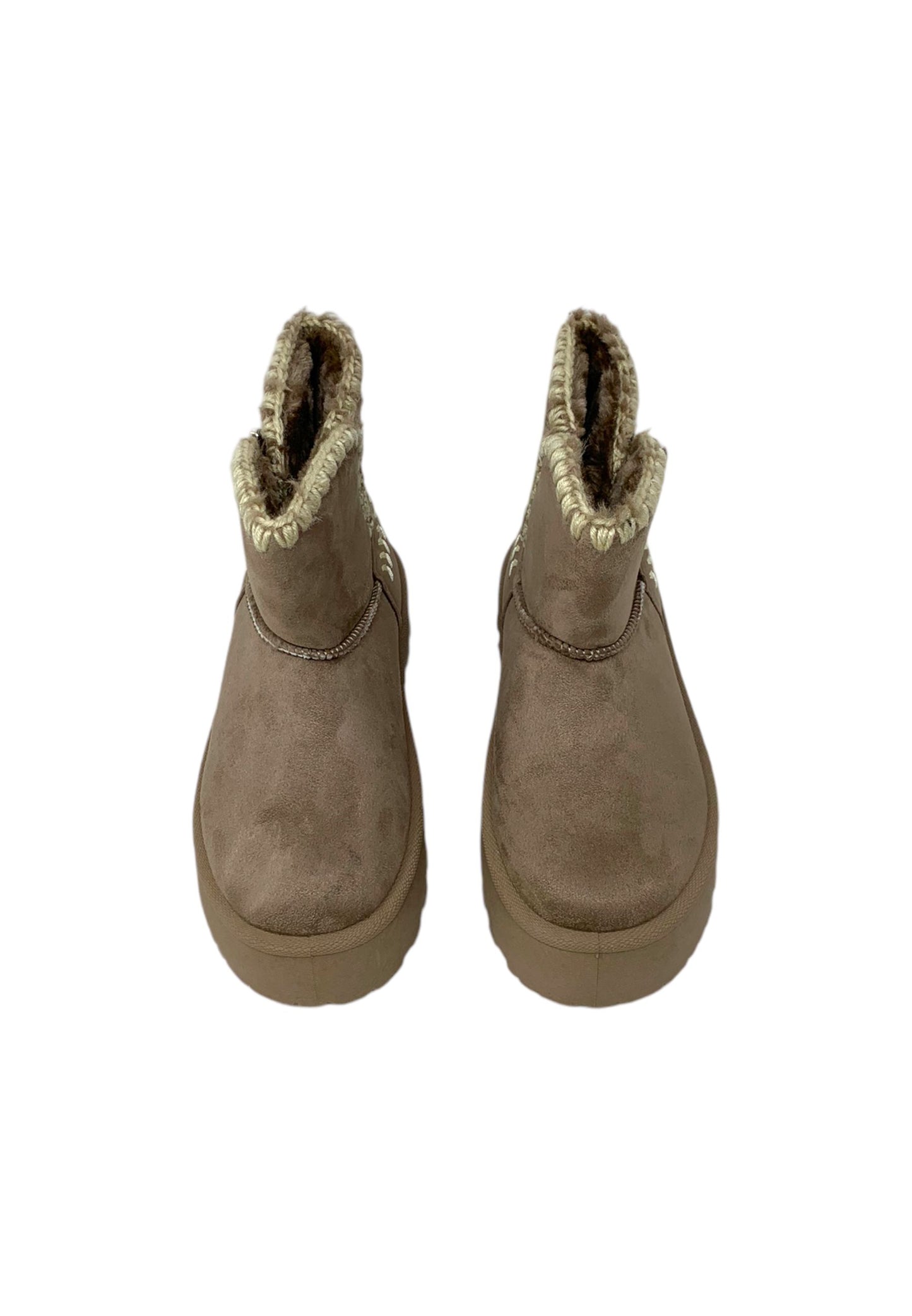 Stivaletto con pelliccia GALIA JRX24W-4C KHAKI donna