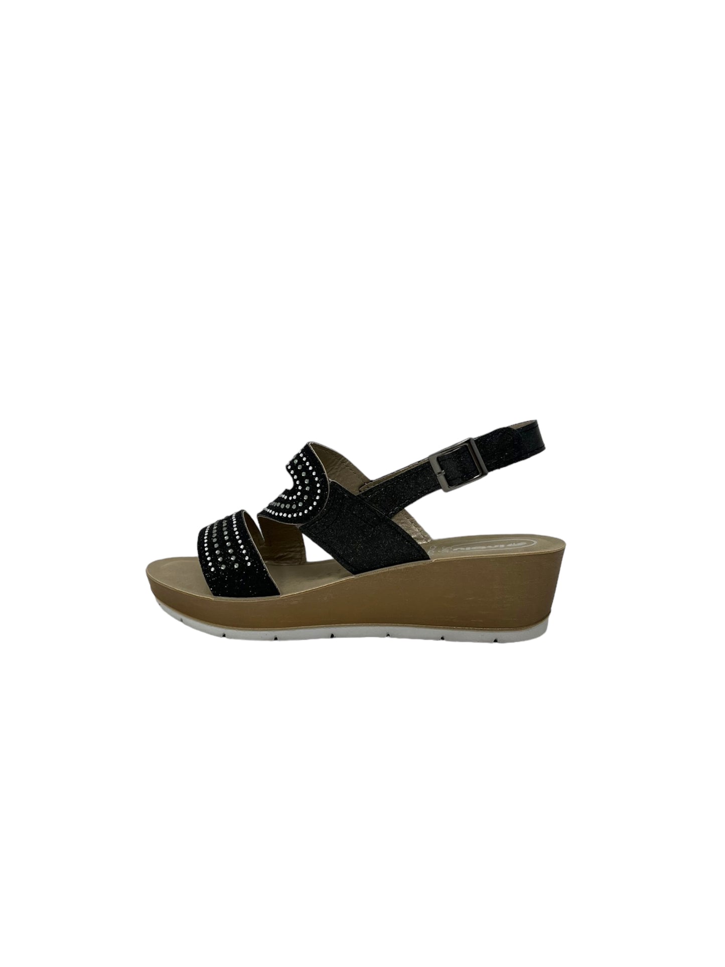 Sandalo INBLU RN000016 NERO DONNA