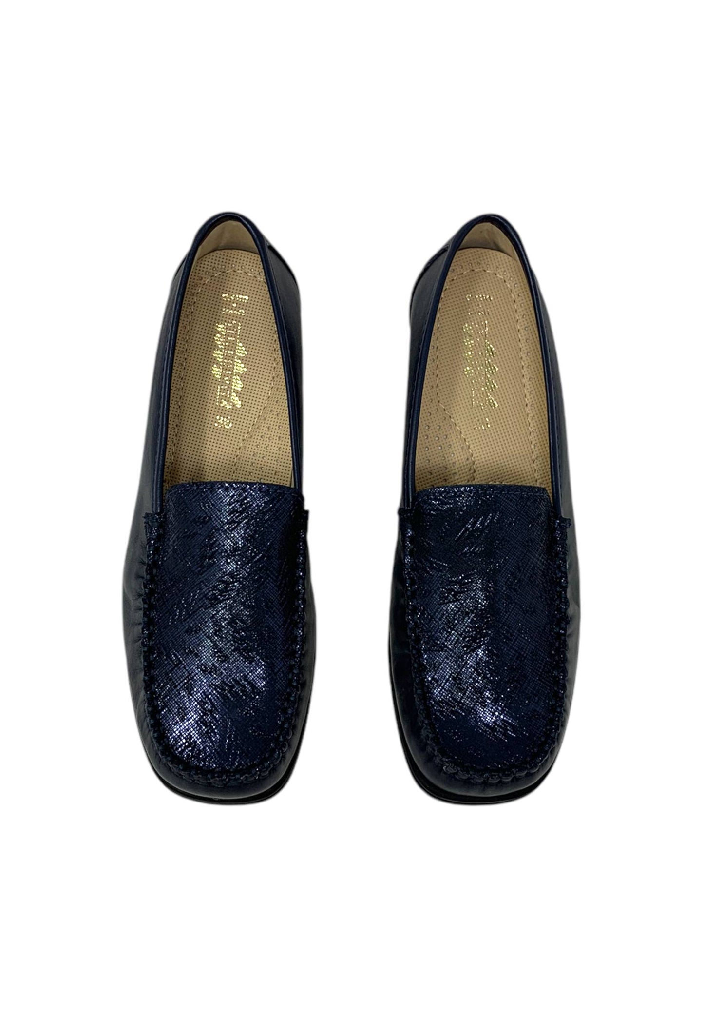 Mocassino comfort 2433 NAPPA BLU donna