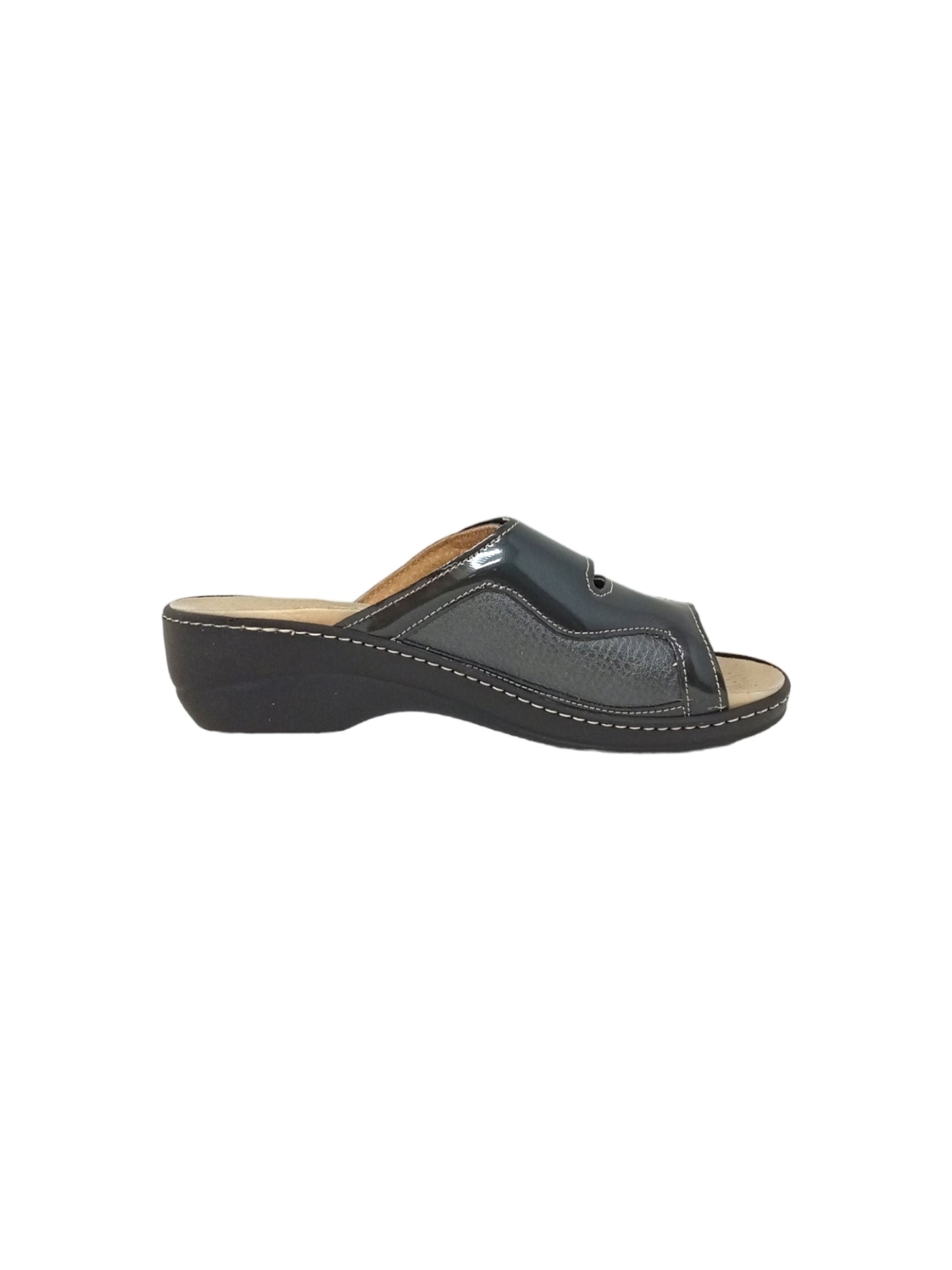 CIABATTE WESTLAKE 1027 METAL ANTRACITE donna