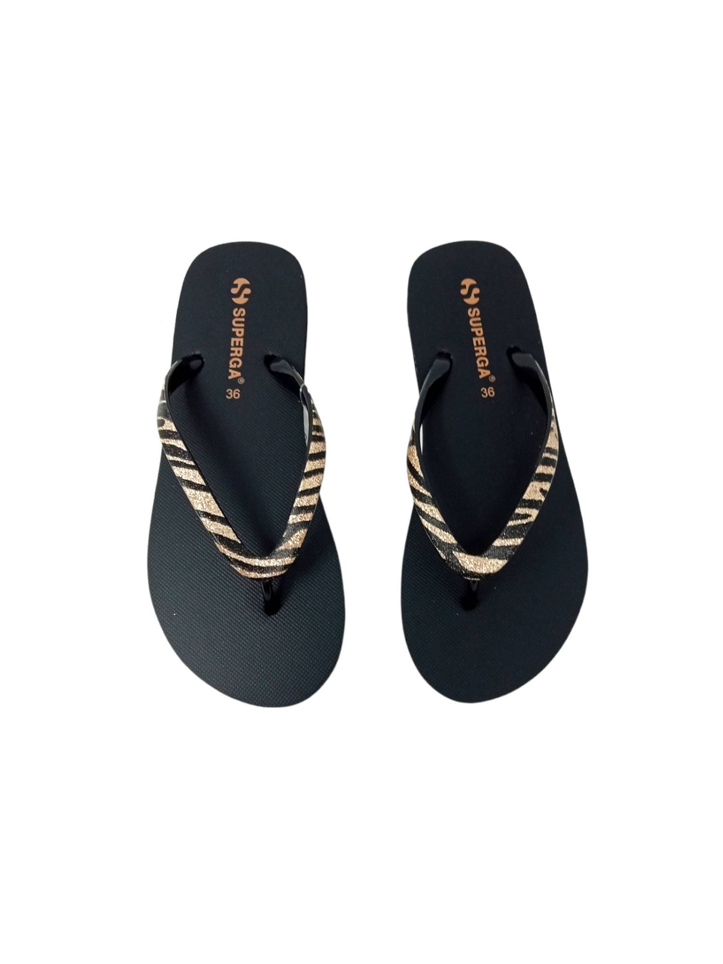 Ciabatta infradito S24T604 NERO SUPERGA DONNA