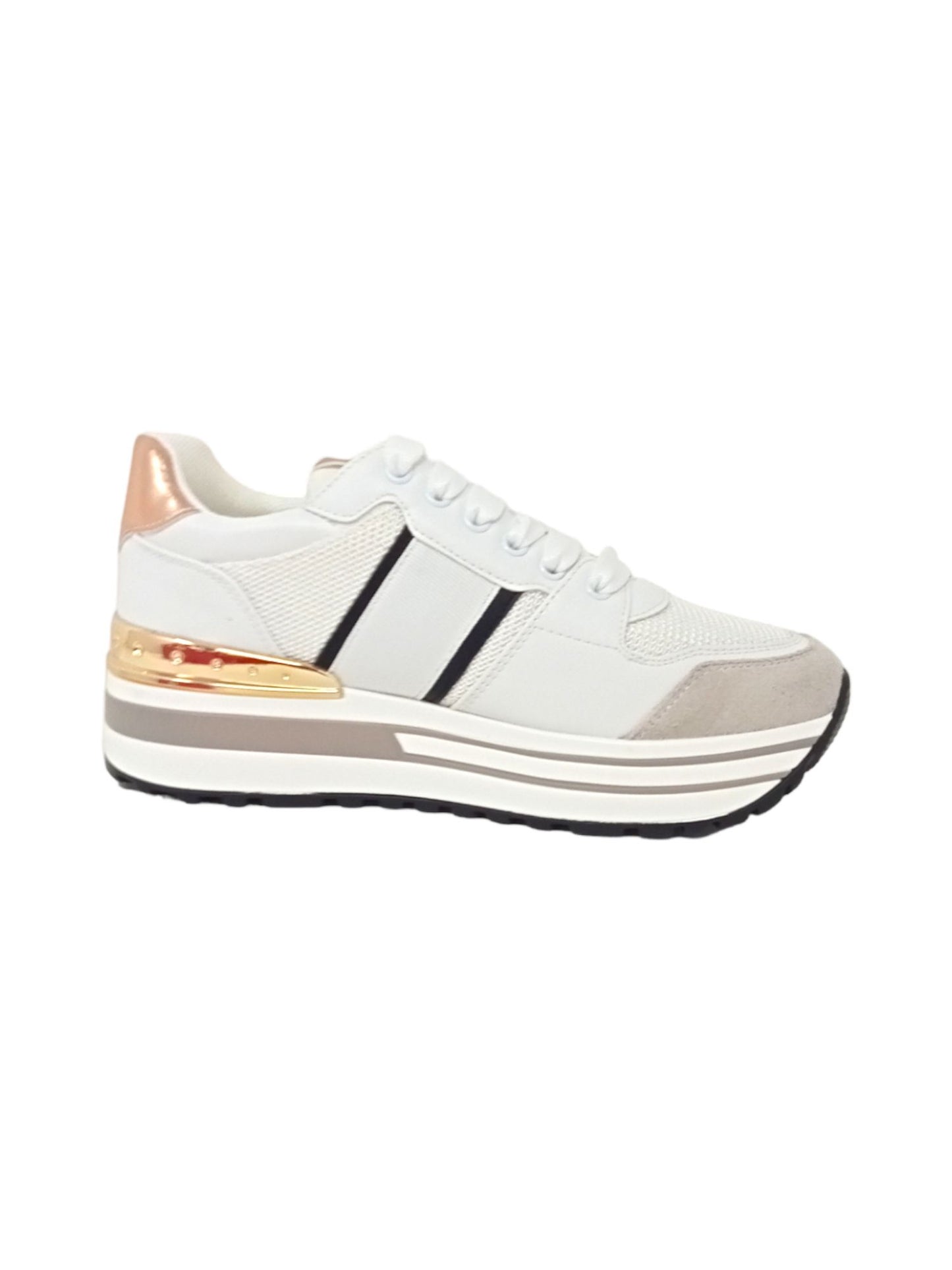 Sneakers LAURA BIAGIOTTI 8373 WHT/OLDPINK Bambina/ragazza