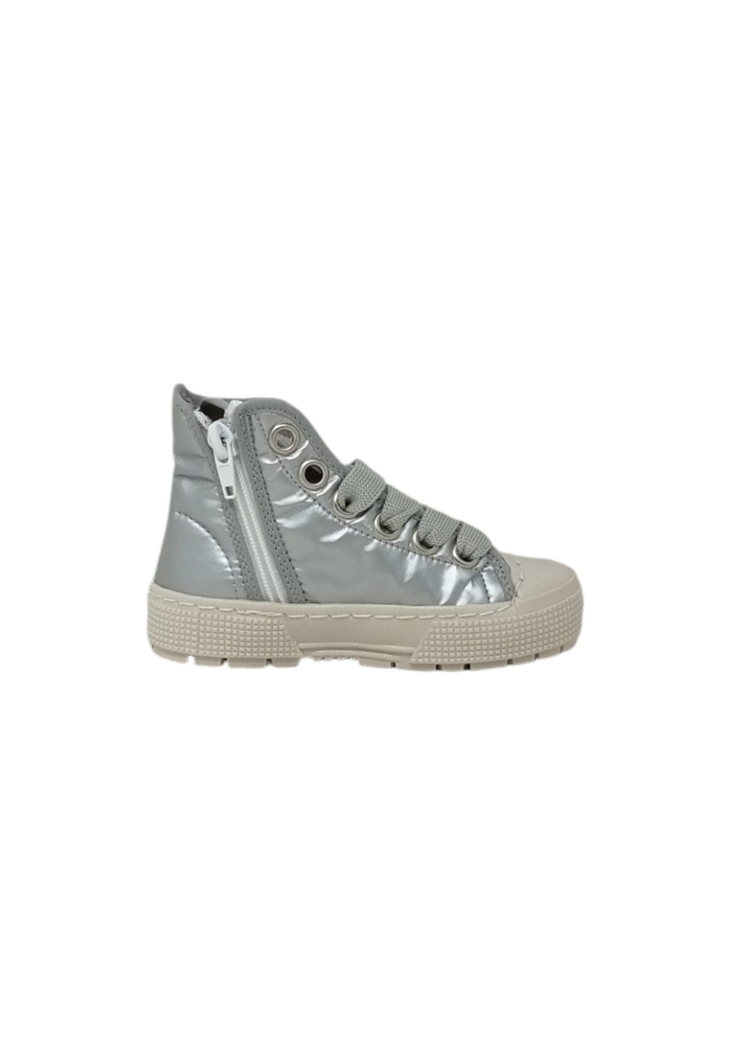 Sneaker DXO Vigevano D88/C88w LUNA ARGENTO GLITTER bambina