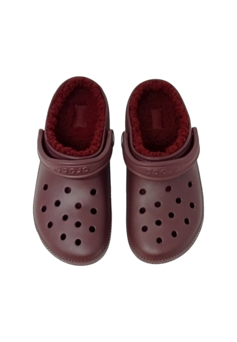 Classico CROCS con pelliccia 203591-6WD DARK CHERRY UNISEX