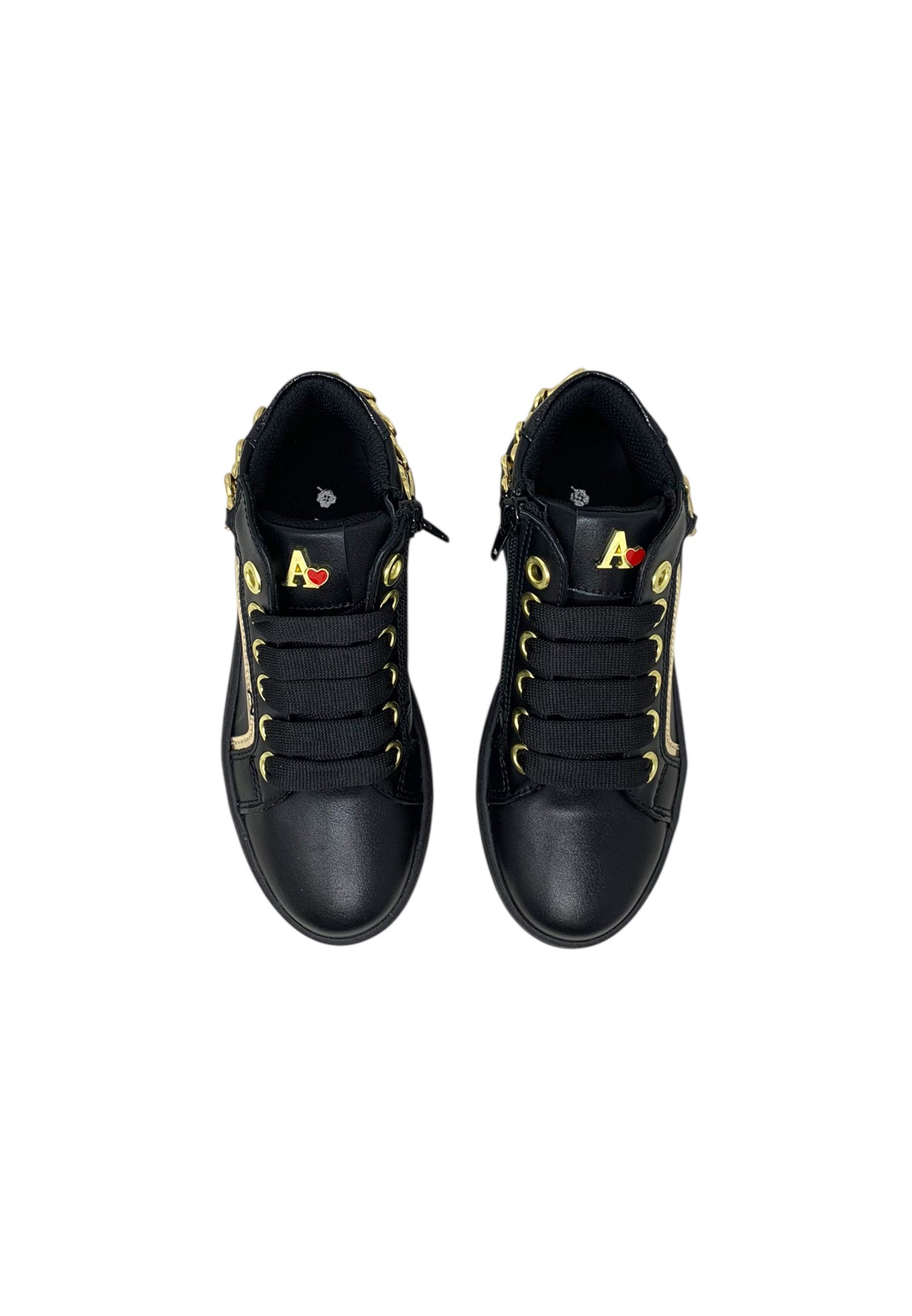 Sneaker ASSO AG-17530 BLACK bambina/ragazza
