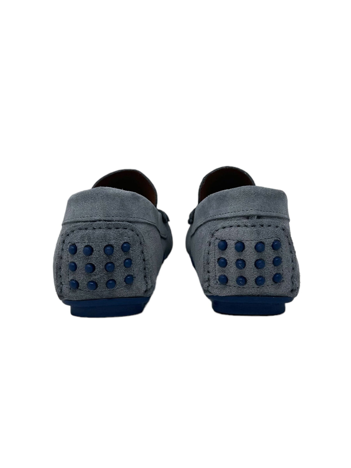 Mocassino BKS 100 PGRIGIO uomo in pelle scamosciata