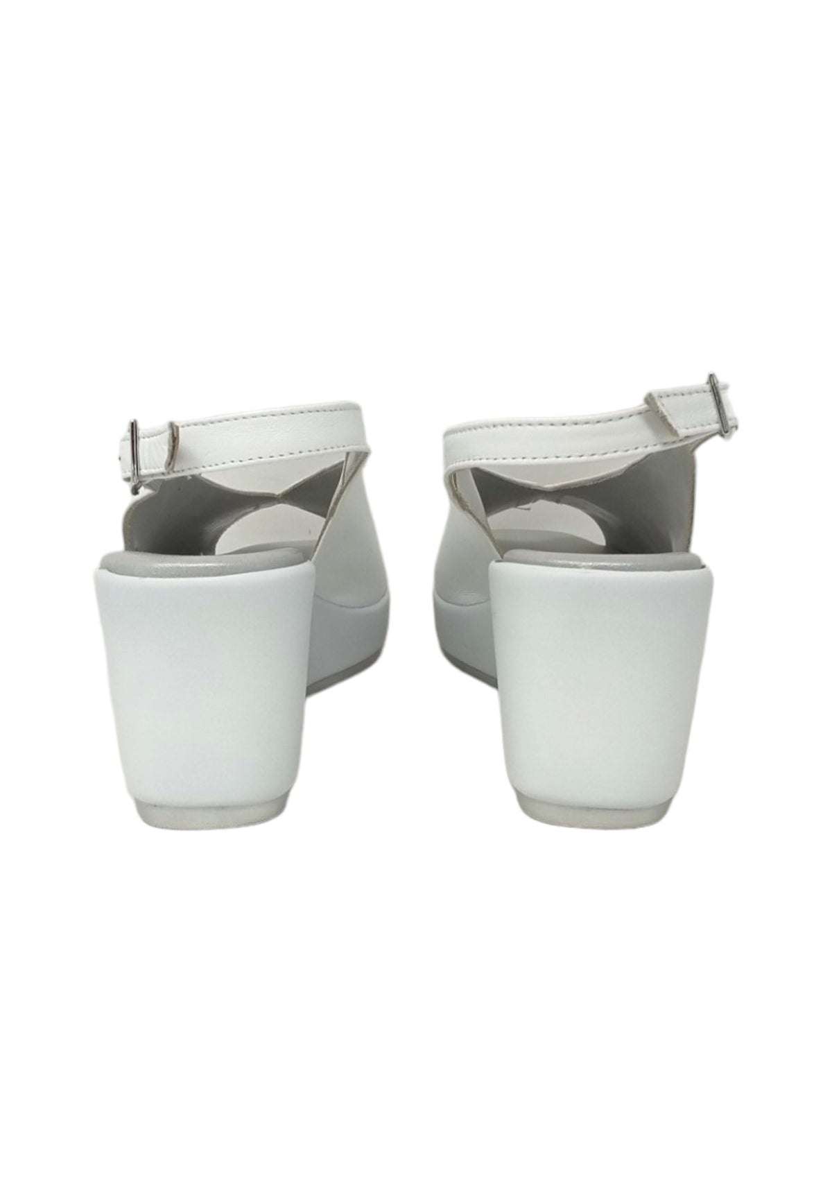 Sandali con zeppa SOFFICE SOGNO EL2430 NAP. BIANCO donna