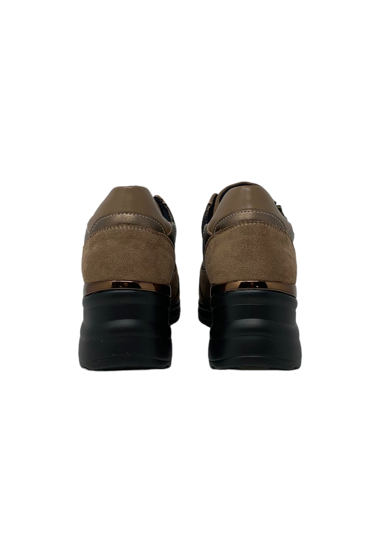 Sneakers InBlu IN000357 bronzo donna
