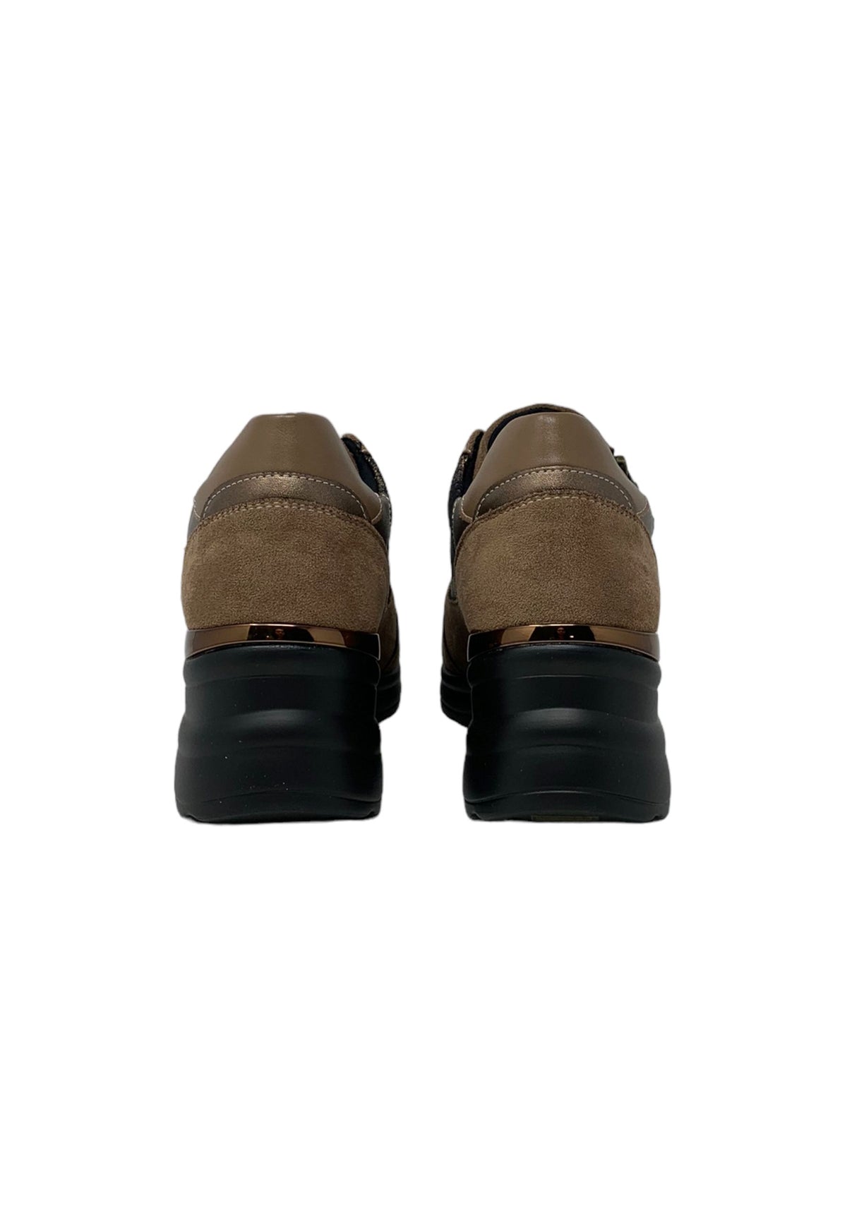 Sneakers InBlu IN000357 bronzo donna
