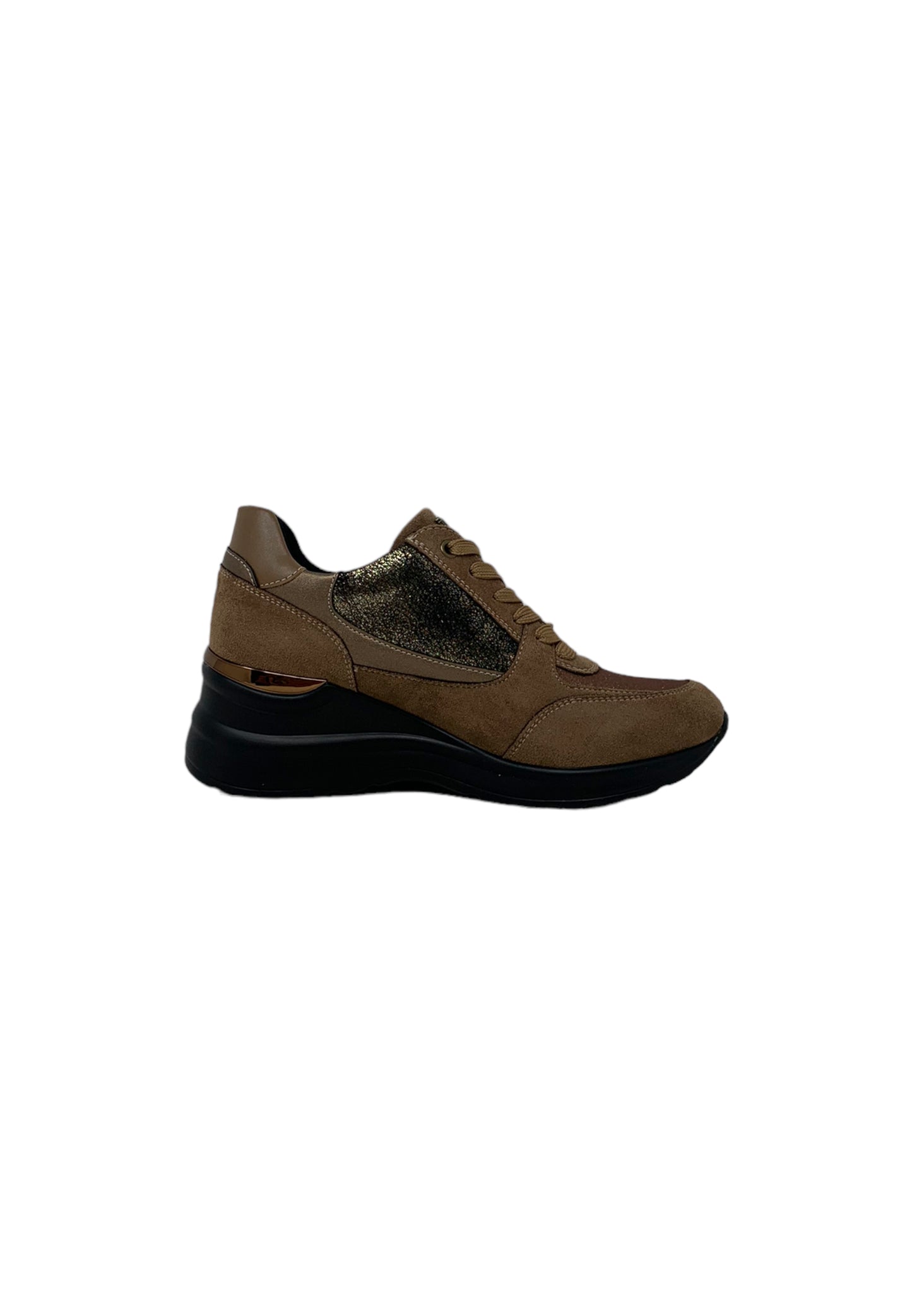Sneakers InBlu IN000357 bronzo donna