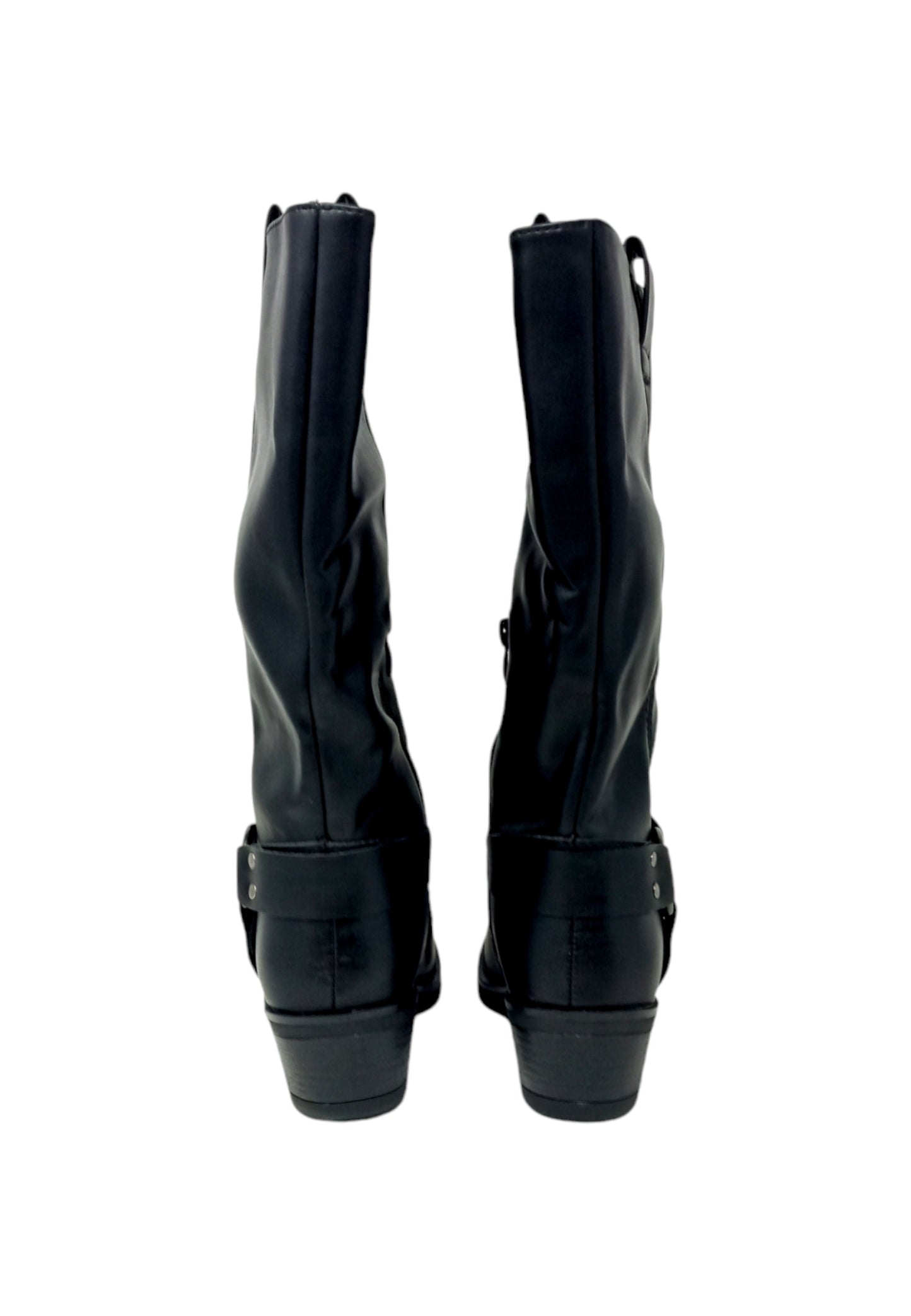 Stivali alti con tacco GALIA 13500-K01 BLACK donna