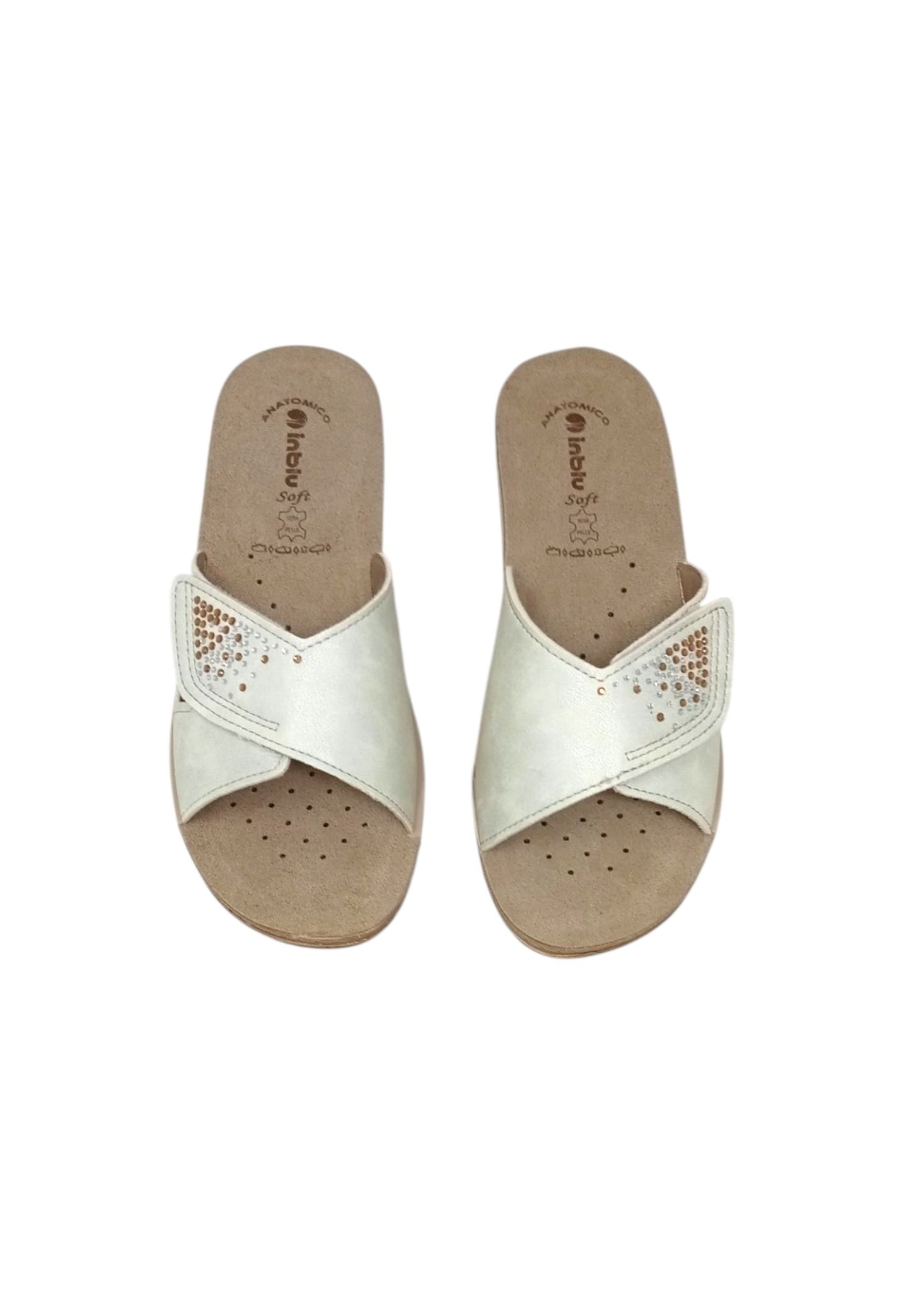 Ciabatta INBLU PV000008 BIANCO donna