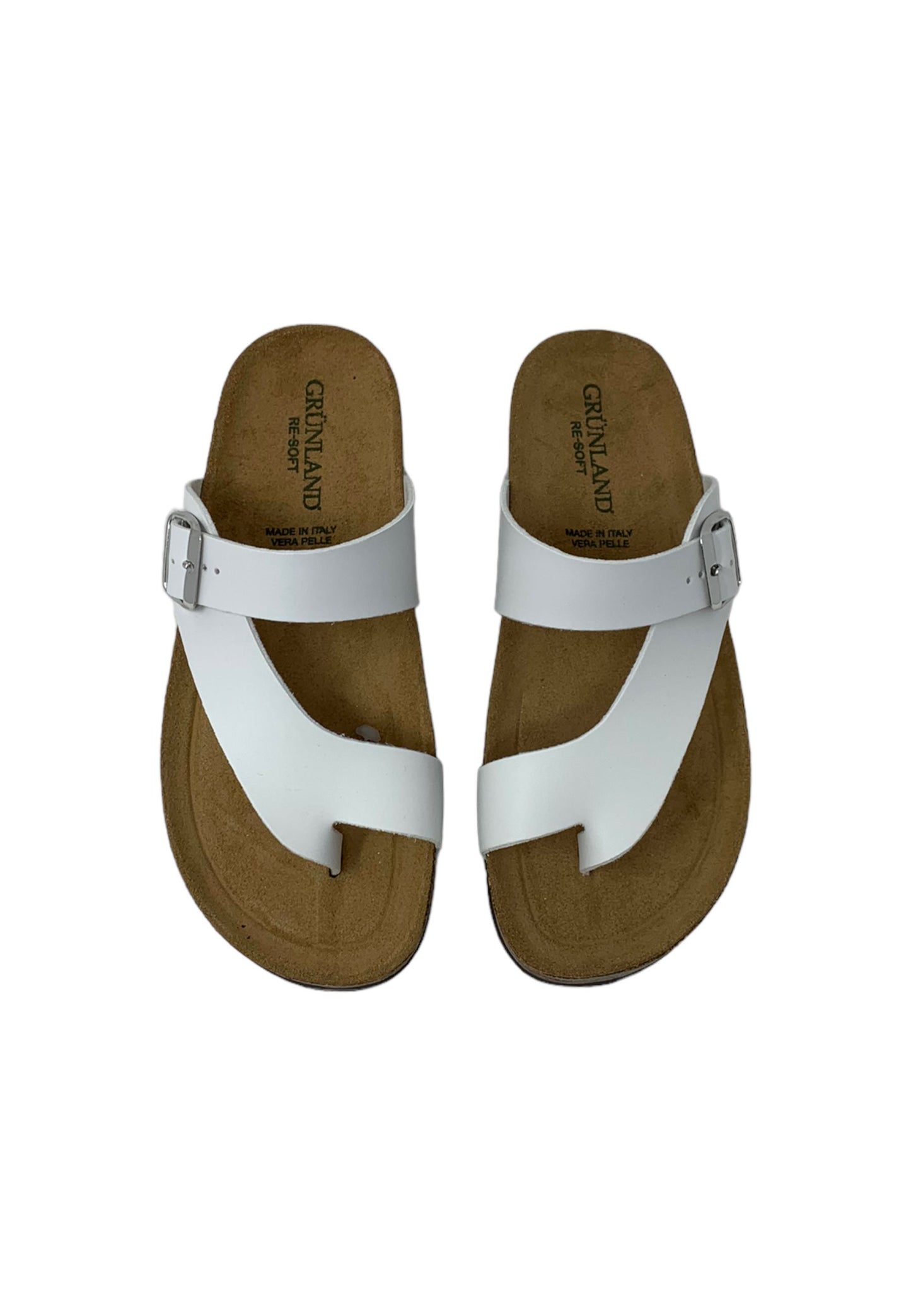 Ciabatta infradito GRUNLAND HOLA CB2250-11 BIANCO ragazza/donna
