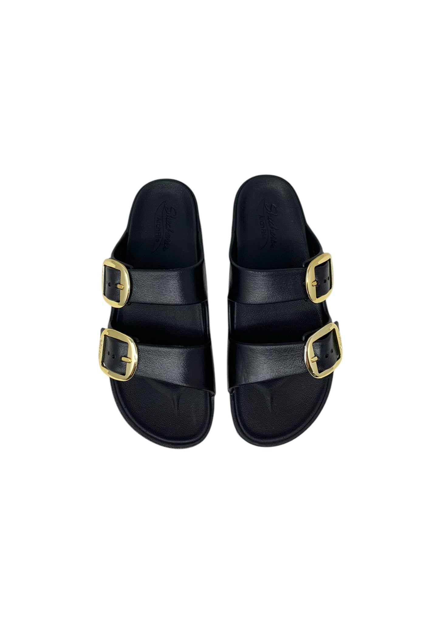 Ciabatte SKECHERS ARCH FIT Cali Breeze 2.0 - Gold Star 111592/BLK Donna