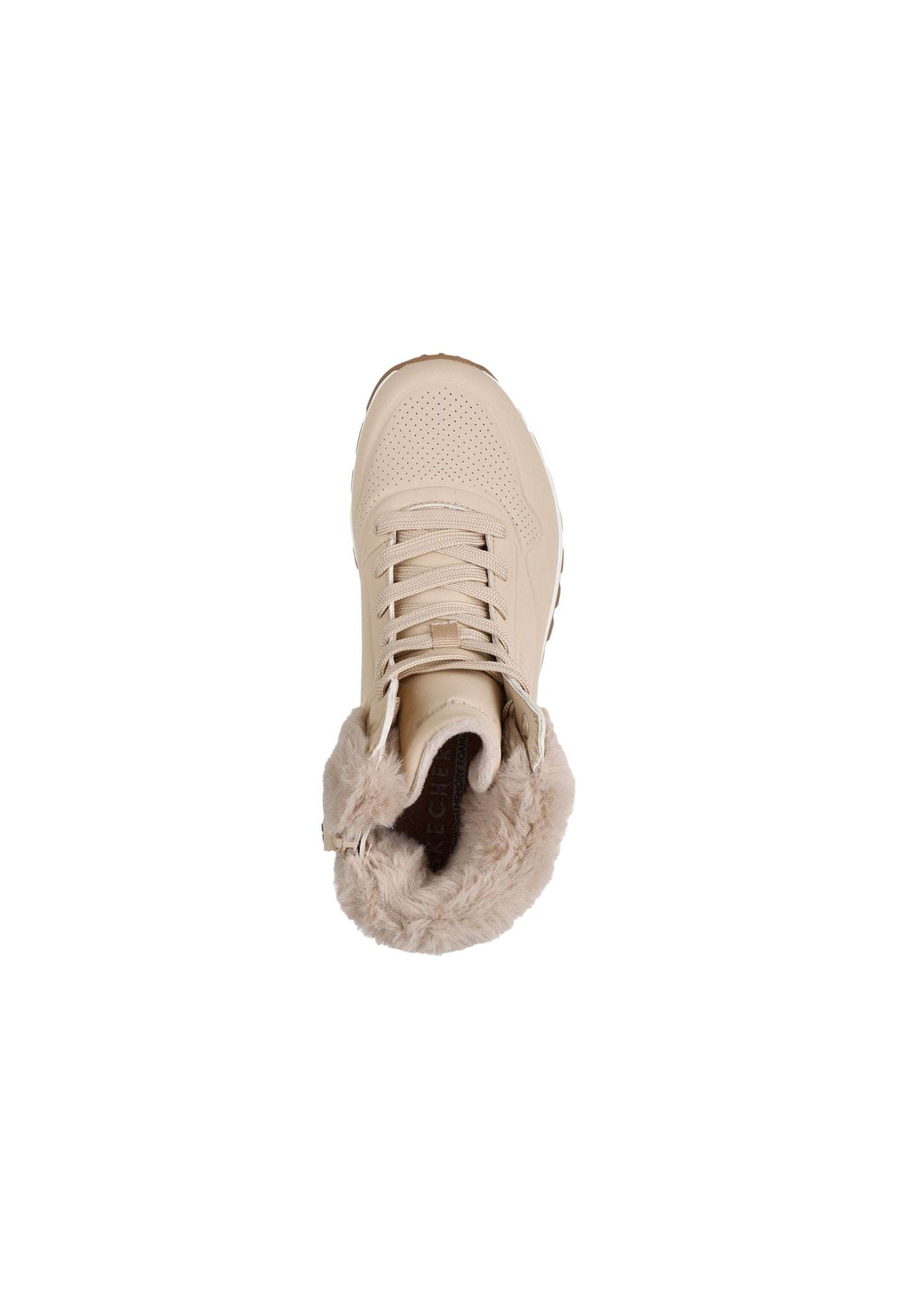 Stivaletto con pelliccia SKECHERS UNO RUGGED - Fall Air 167274/SAND Donna