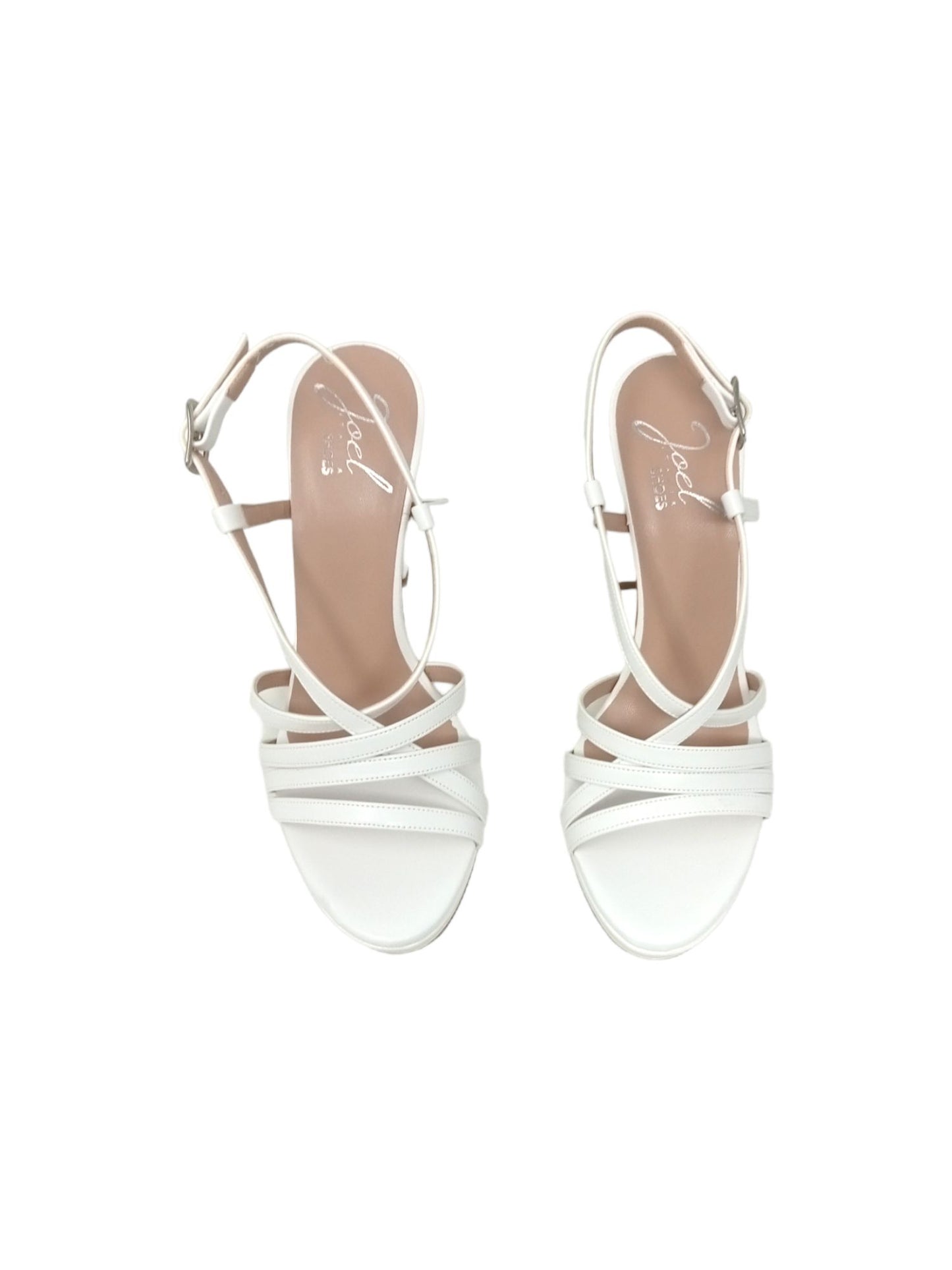 Sandalo col tacco JOEL A7575 NAPPA BIANCO donna